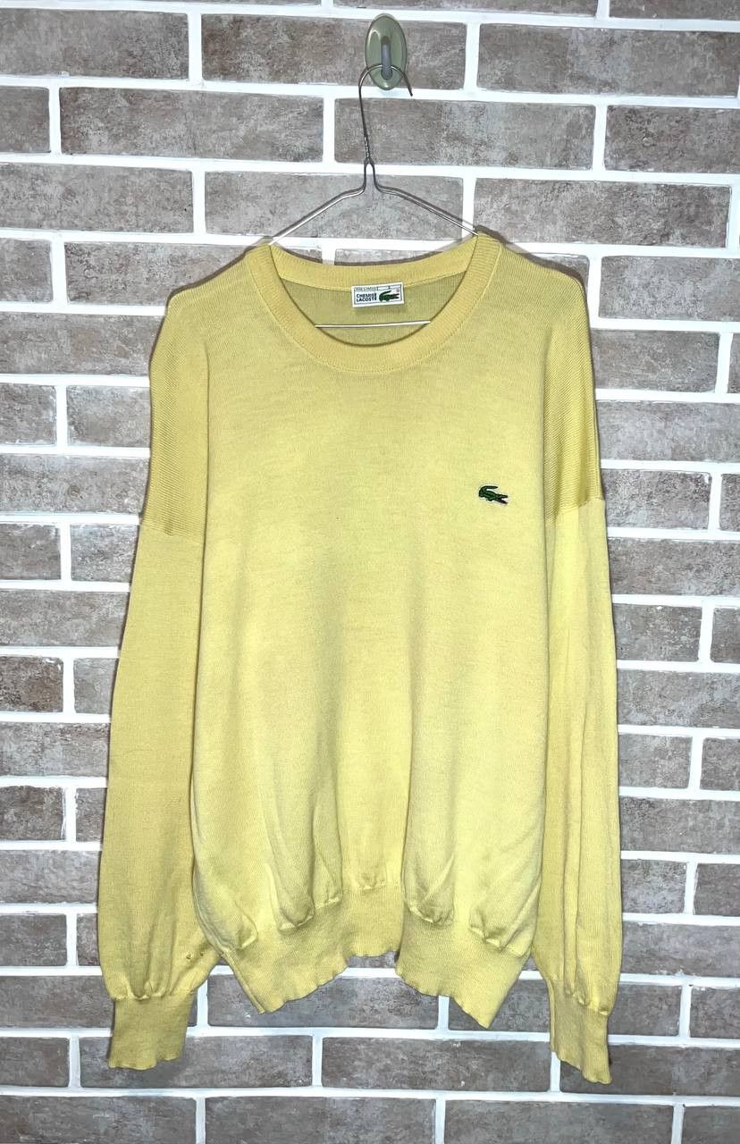 Lacoste × Vintage Vintage 90s Lacoste Wool Sweater Size US XL / EU 56 / 4 - 1 Thumbnail