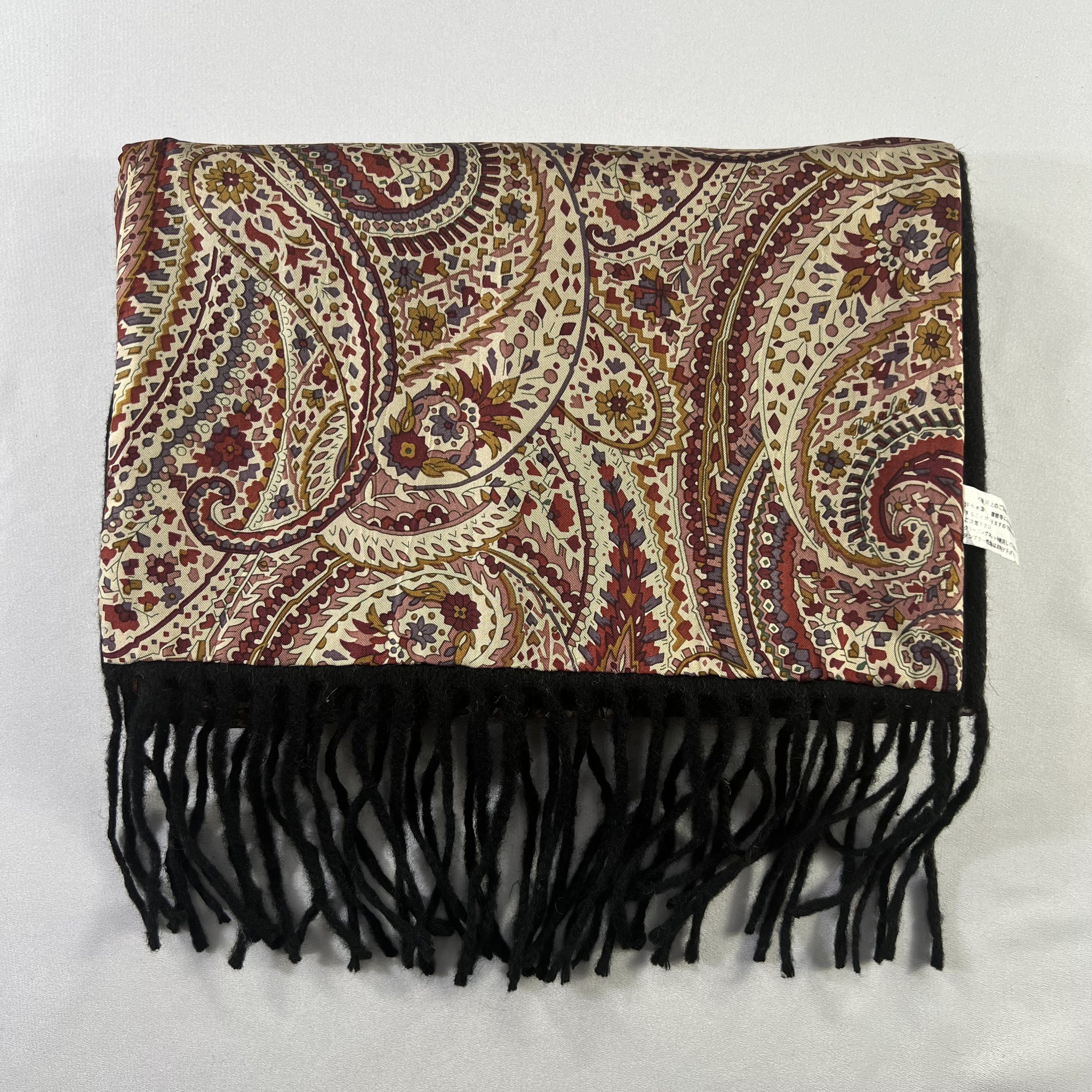 Vintage Vintage Paislee Silk Scarf / Muffler / Neckwear P1024 Size ONE SIZE - 8 Thumbnail