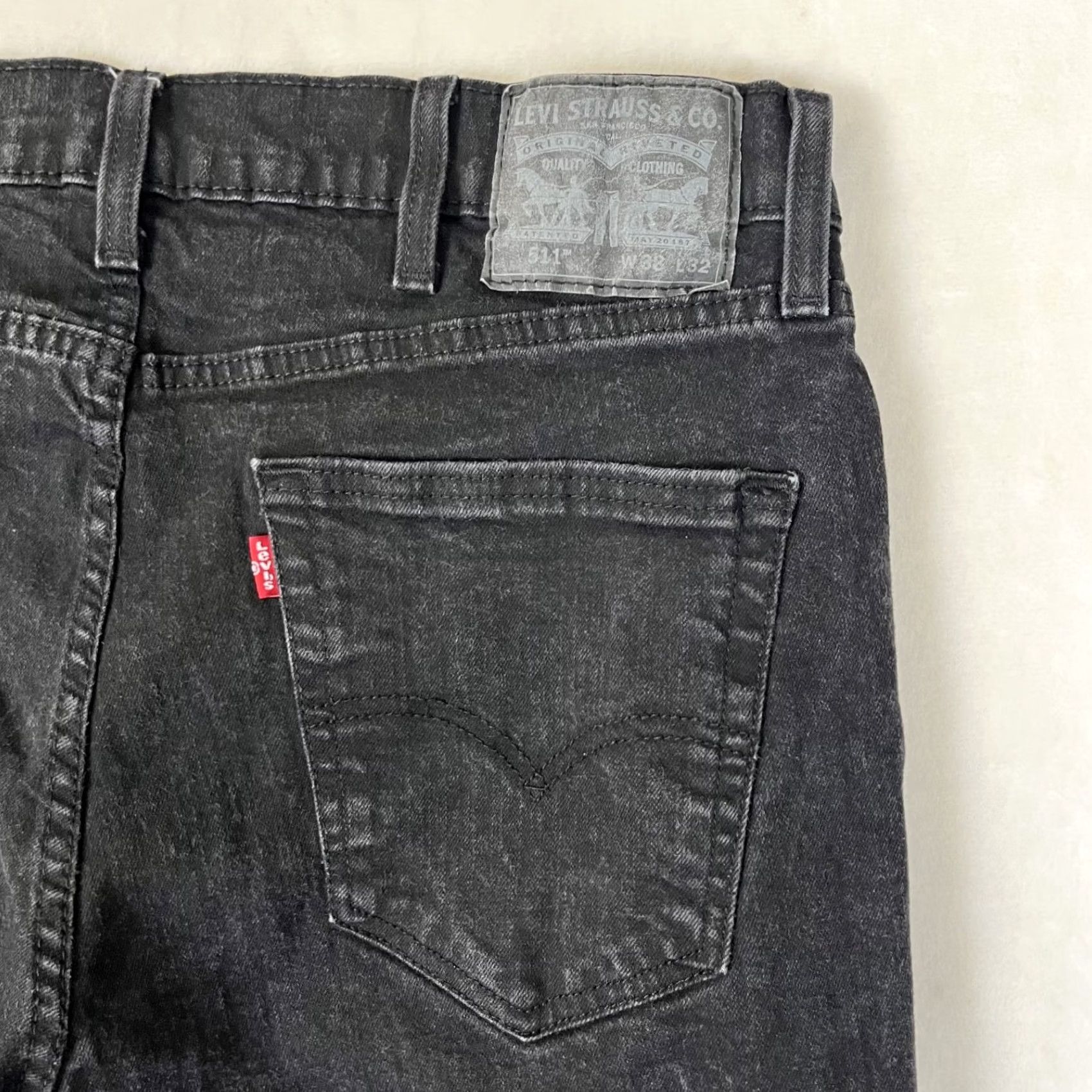 Levi's Levi's 511 Jeans Slim Tapered Regular 36x32 Black Denim Stretch 5-Pocket Mens Jeans Brand Levi's 500 Series Size US 36 / EU 52 - 7 Thumbnail