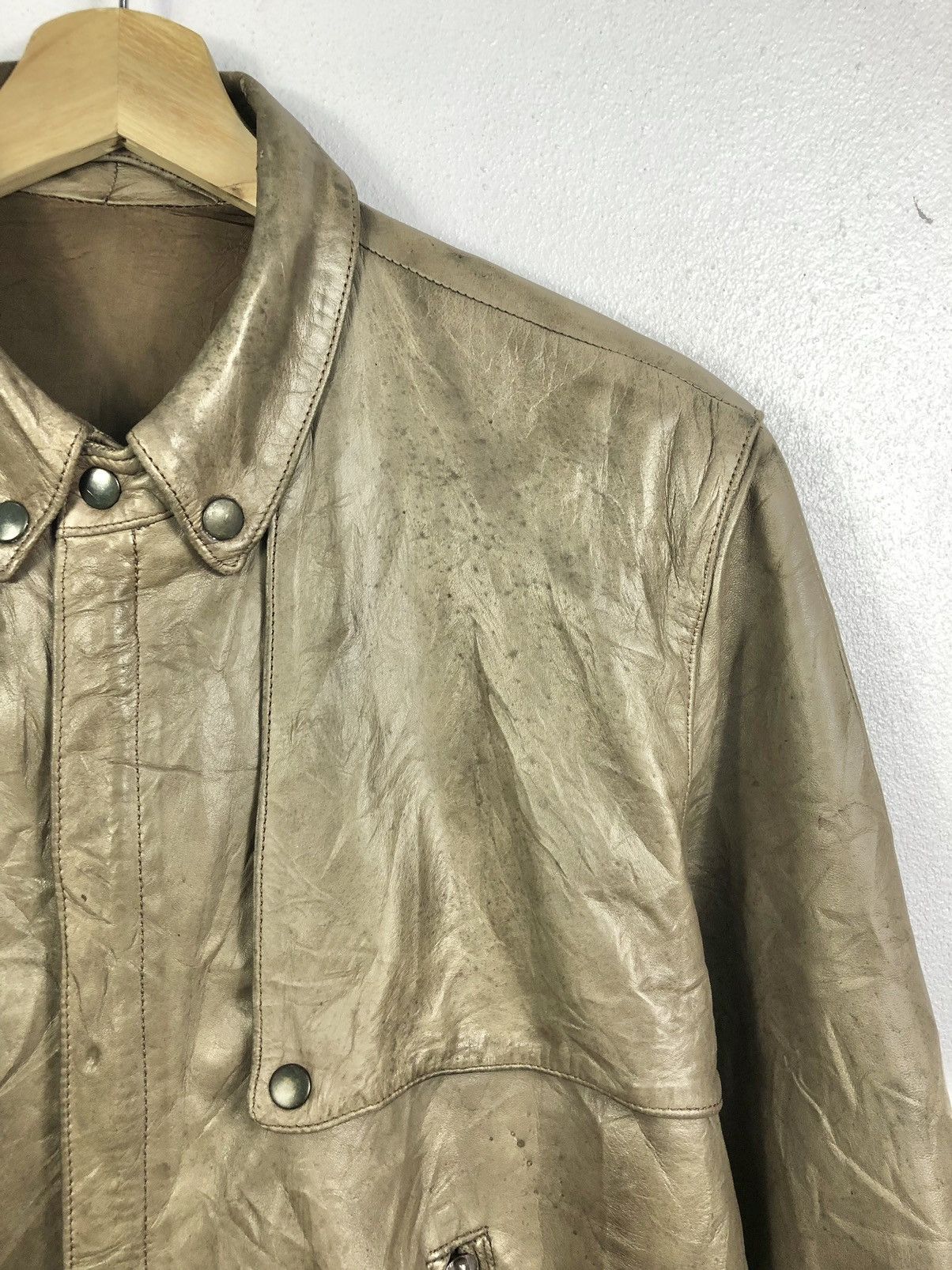 Loewe × Vintage Rare Vintage Loewe Leather Jacket Made in Spain Size US M / EU 48-50 / 2 - 3 Thumbnail