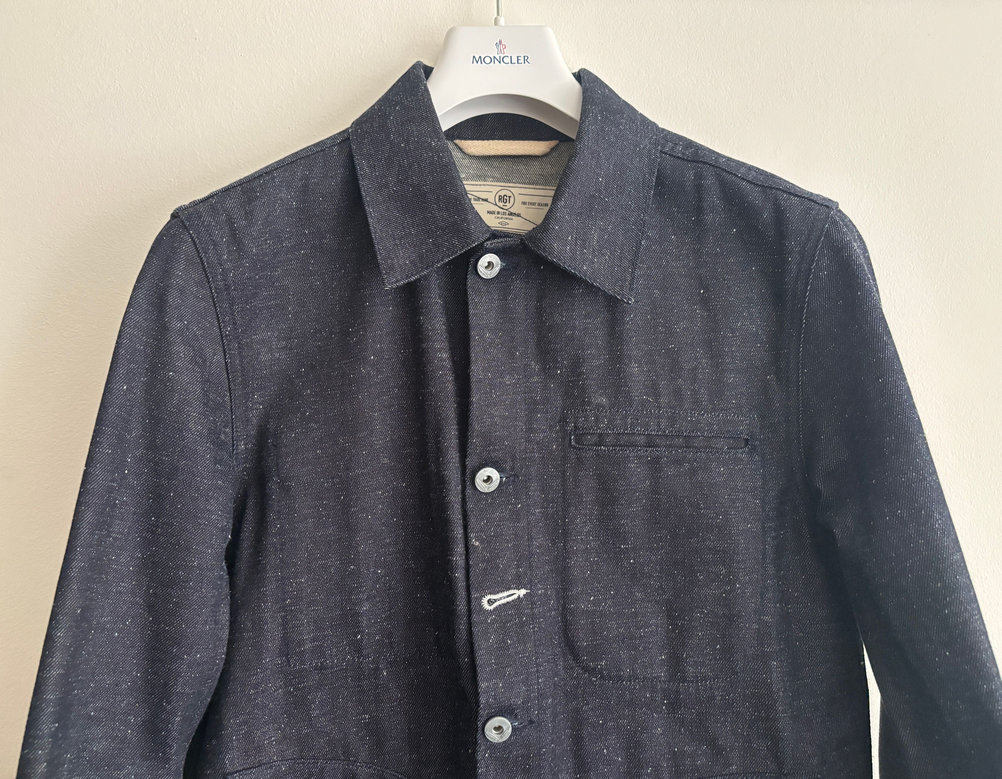 Rogue Territory $375 Neppy Indigo/ Navy Blue Supply Jacket - Medium-Large Size US M / EU 48-50 / 2 - 2 Thumbnail