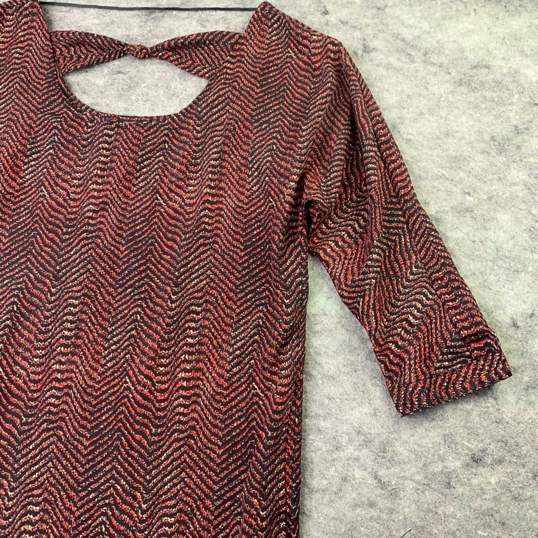 Volcom Volcom Womens Dress Small Red Striped Pockets Mini Flowy Casual Party/Cocktail Size S / US 4 / IT 40 - 3 Thumbnail