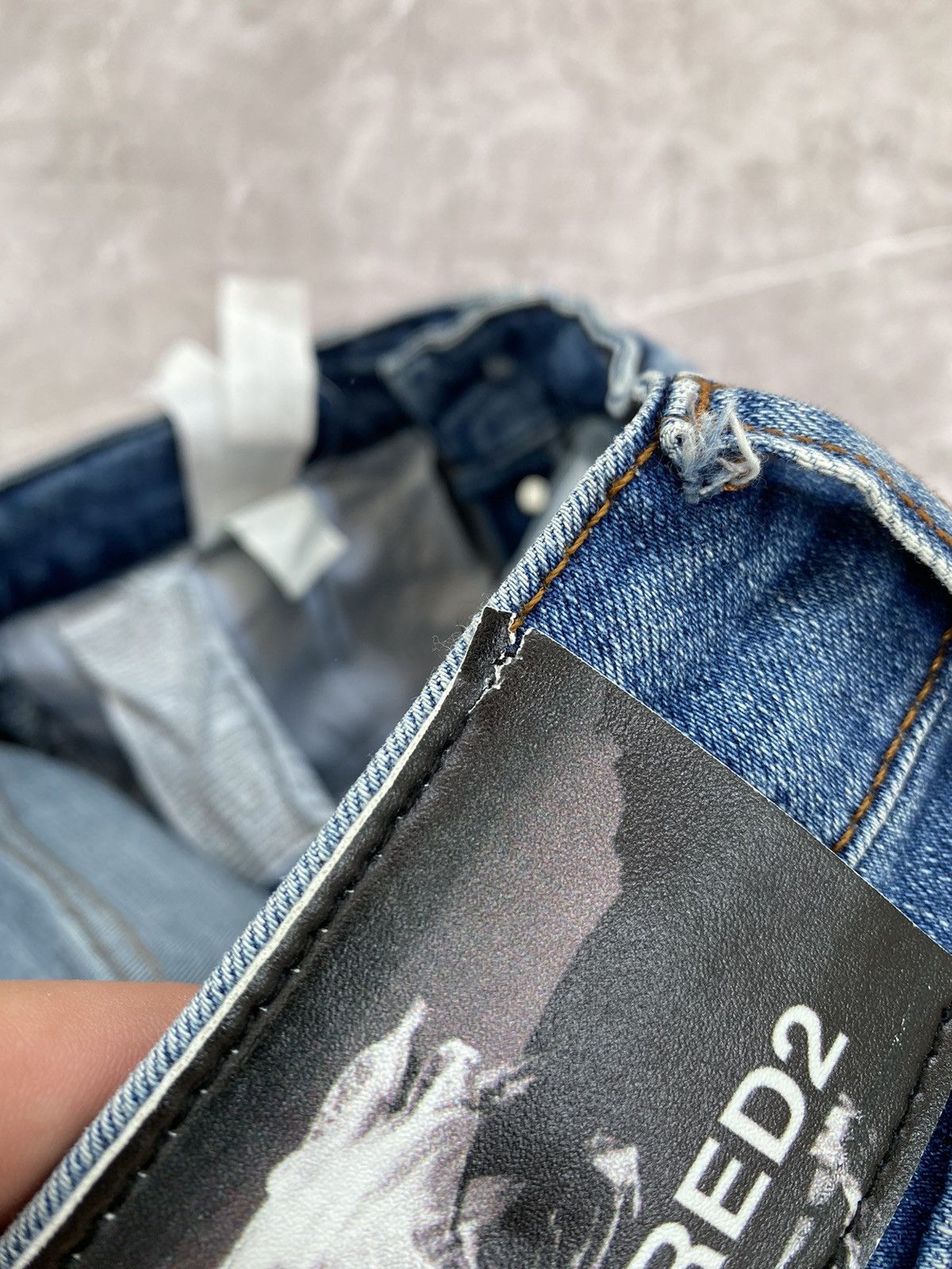 Dsquared2 Rare Dsquared2 Jeans Distressed Skinny Fit Made in Italy Size US 33 - 23 Thumbnail