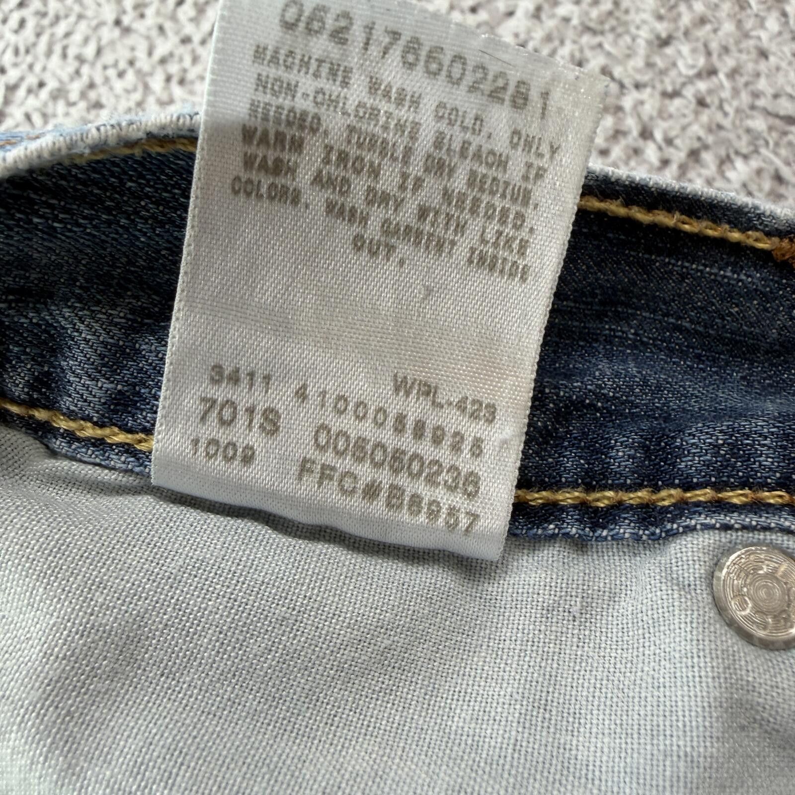 Levi's Levis 505 Regular Fit Jeans Mens 36x30 Light Wash Denim Size US 36 / EU 52 - 9 Thumbnail