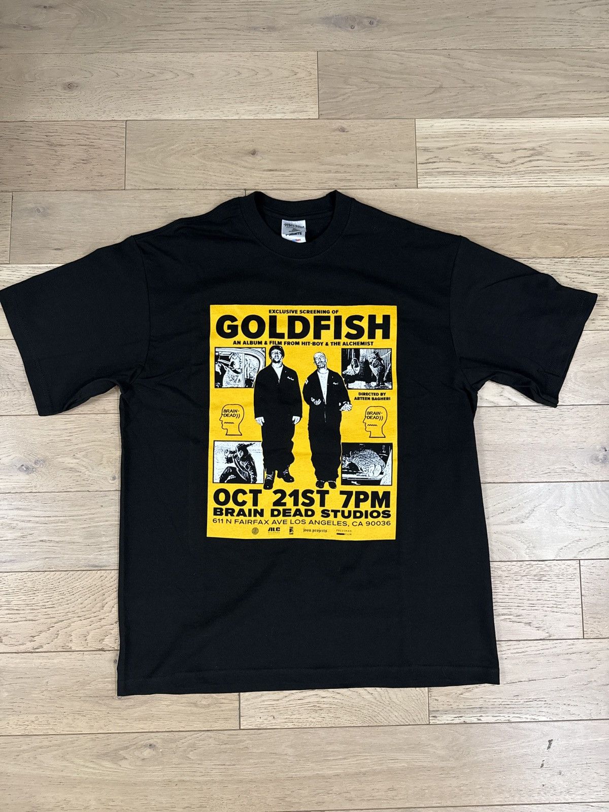 Brain Dead Brain Dead Goldfish T Shirt Alchemist Hit Boy Hip Hop XL 2XL Size US XL / EU 56 / 4 - 1 Thumbnail