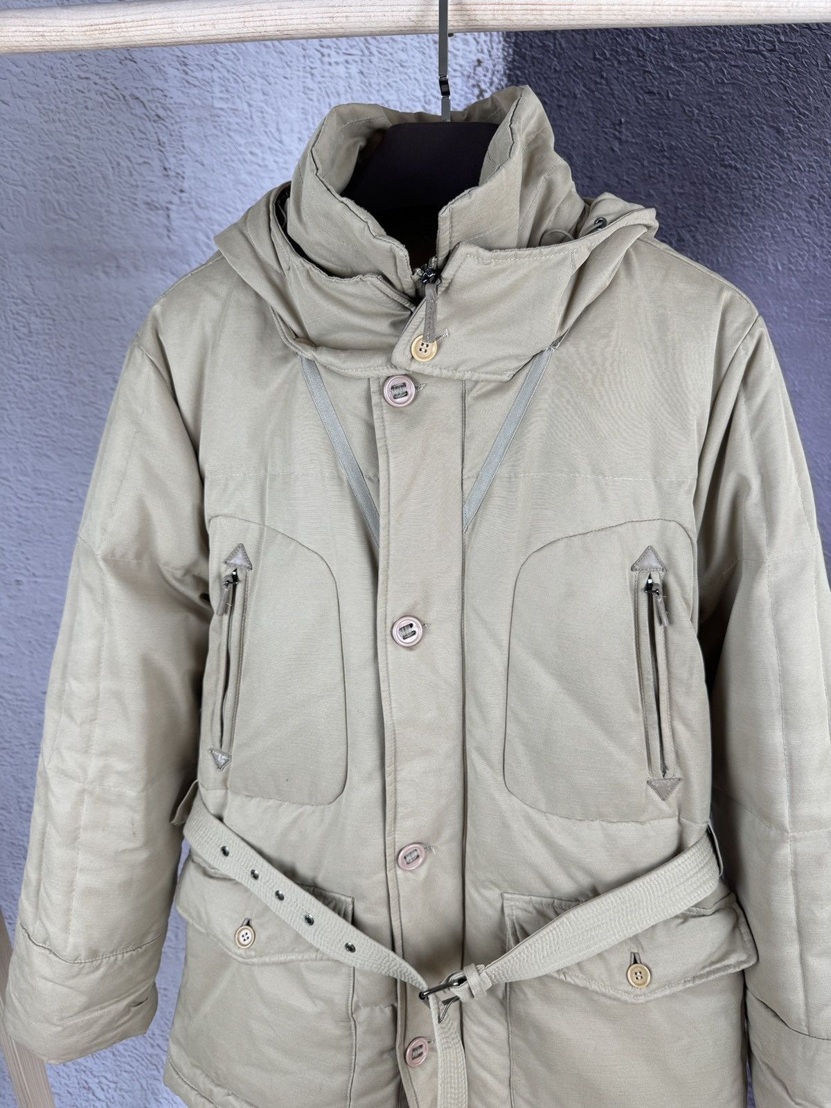 Other Mabrun made in Italy beige down parka heavy coat Size US M / EU 48-50 / 2 - 7 Thumbnail
