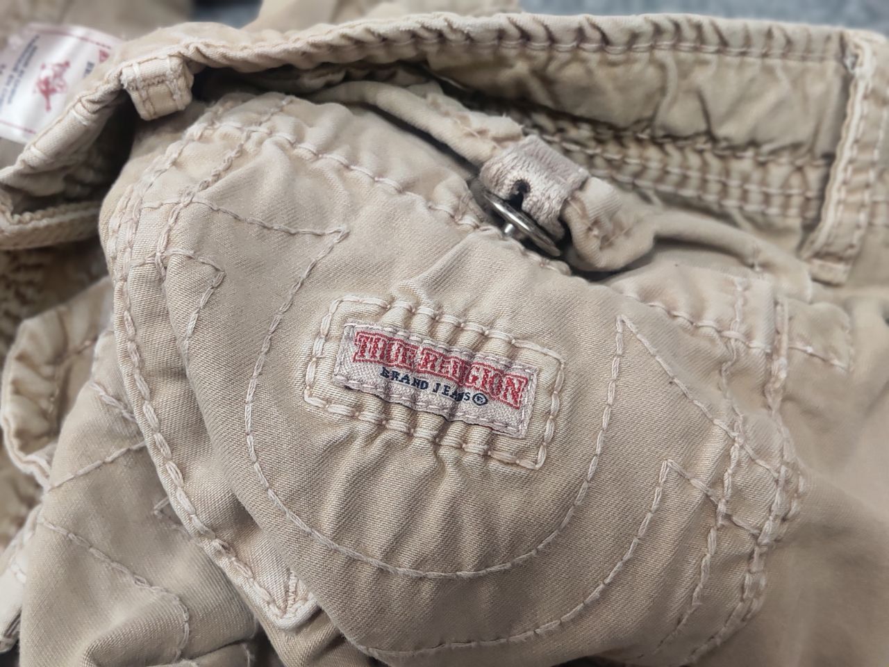 True Religion Vintage True Religion embroidered Faded Cargo Pants Supreme Size US 34 / EU 50 - 22 Thumbnail