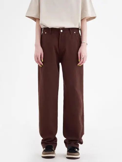 Japanese Brand Asaoka x Asuka Brown High Street Vintage Loose Fit Jeans Size US 32 / EU 48 - 4 Thumbnail
