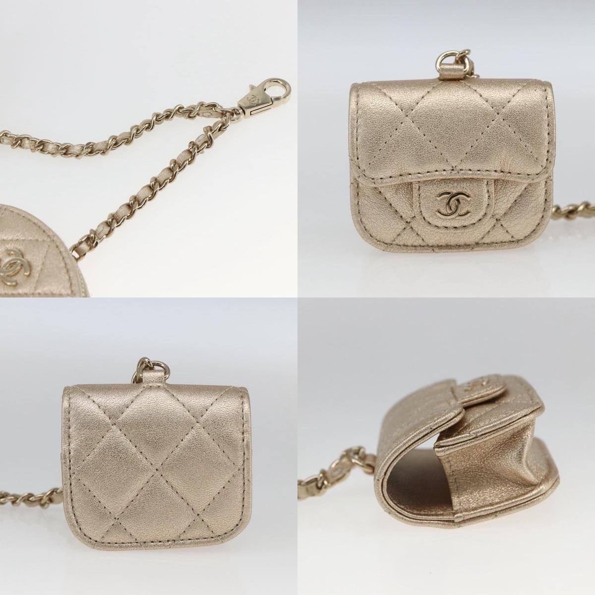 Chanel Chanel Matelasse Earphone Case Pouch Size ONE SIZE - 7 Thumbnail