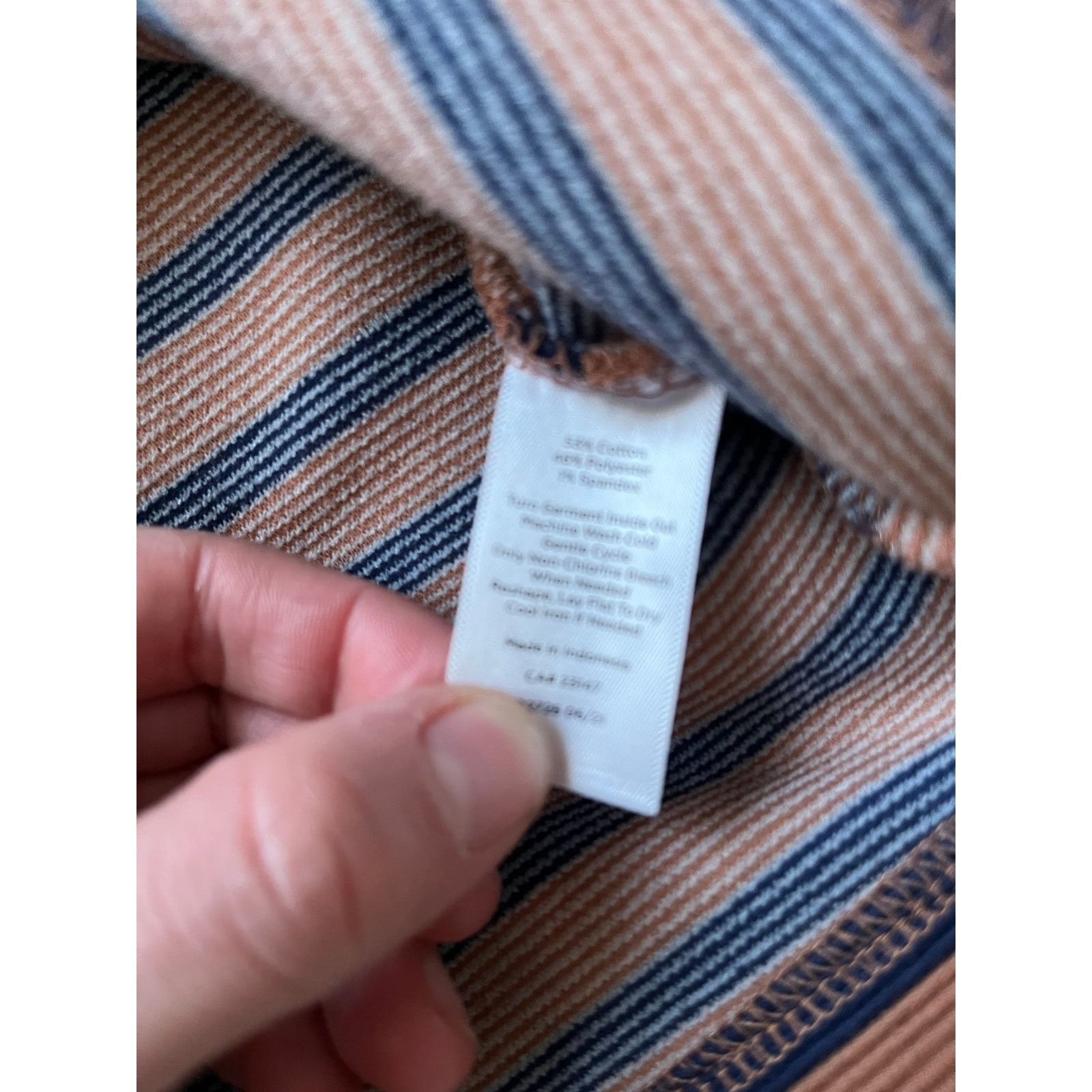 Haven Haven Well Within Marled Knit Striped Boat Neck Top Long Size L / US 10 / IT 46 - 4 Thumbnail
