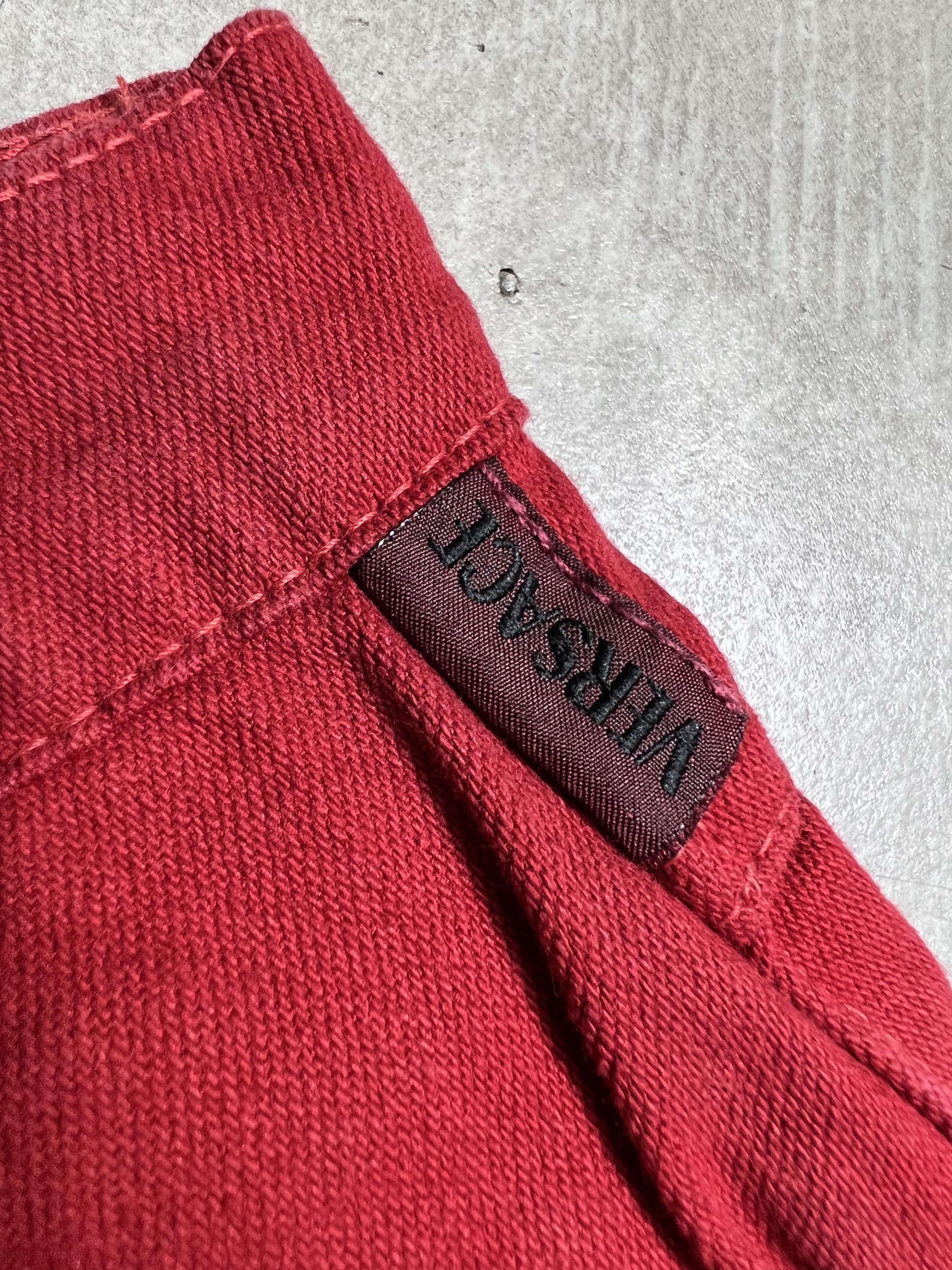 Versace Jeans Couture VERSACE Jeans Couture Red Denim GTMPT379 Size 26" / US 2 / IT 38 - 8 Thumbnail