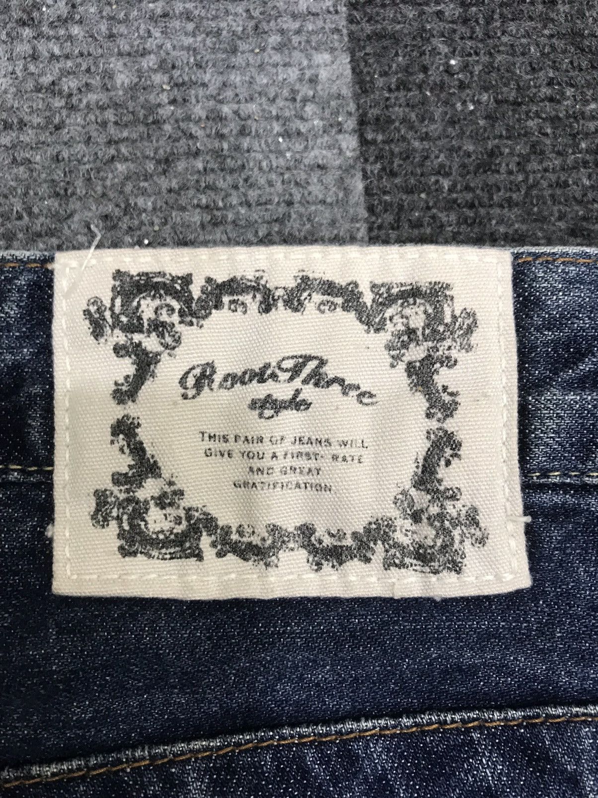 Japanese Brand 💥FLARE💥INSANE Root Three RARE FADES FLARE DENIM F446 Size US 36 / EU 52 - 18 Thumbnail