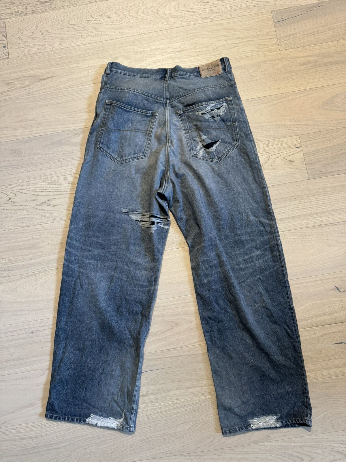 Balenciaga Balenciaga Trompe L'Oeil Jeans Size US 32 / EU 48 - 5 Thumbnail