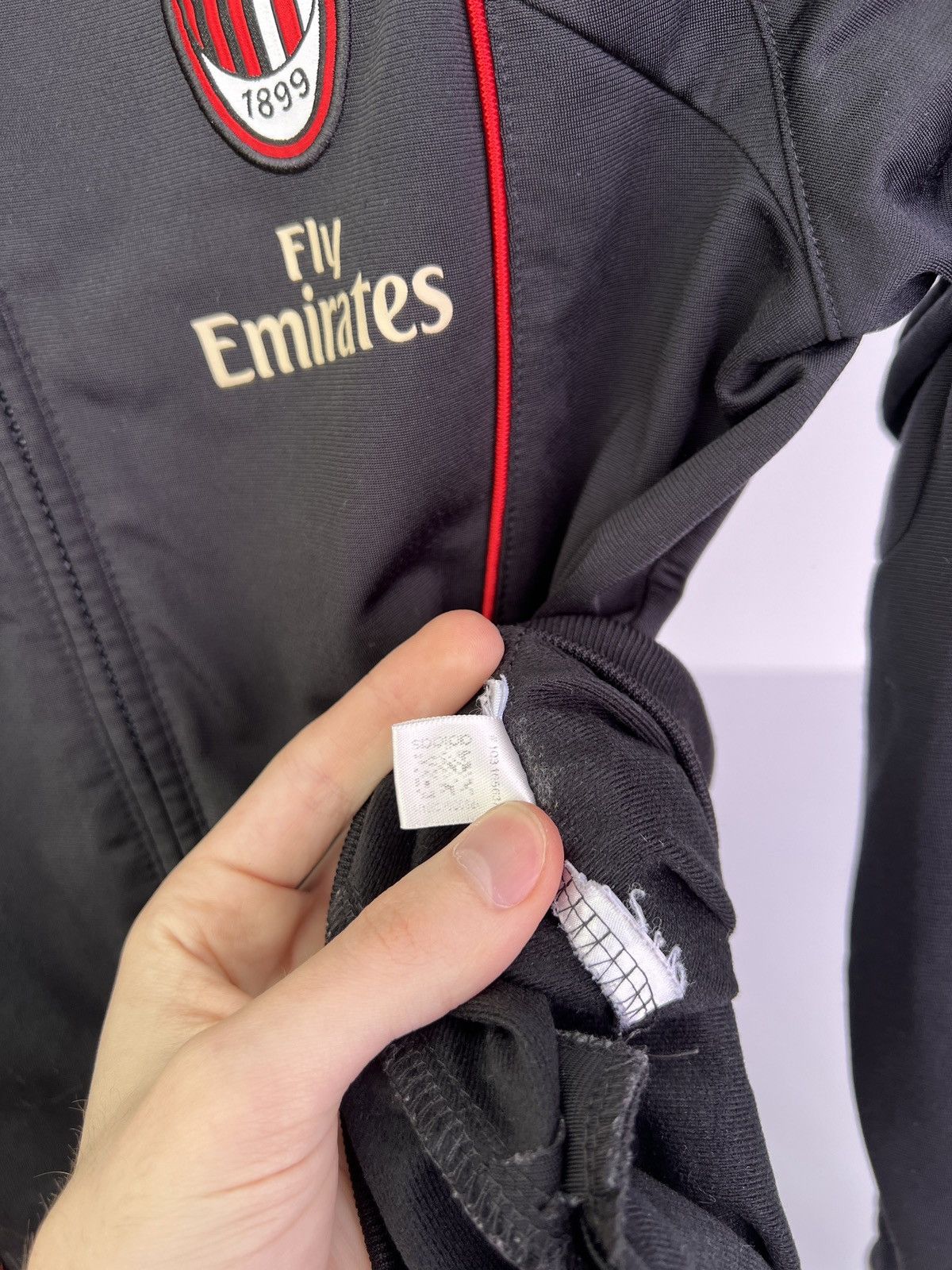Adidas × Vintage Vintage AC MILAN 2010 TRACK TOP KIDS JACKET ADIDAS FOOTBALL Size US XXS / EU 40 - 11 Thumbnail