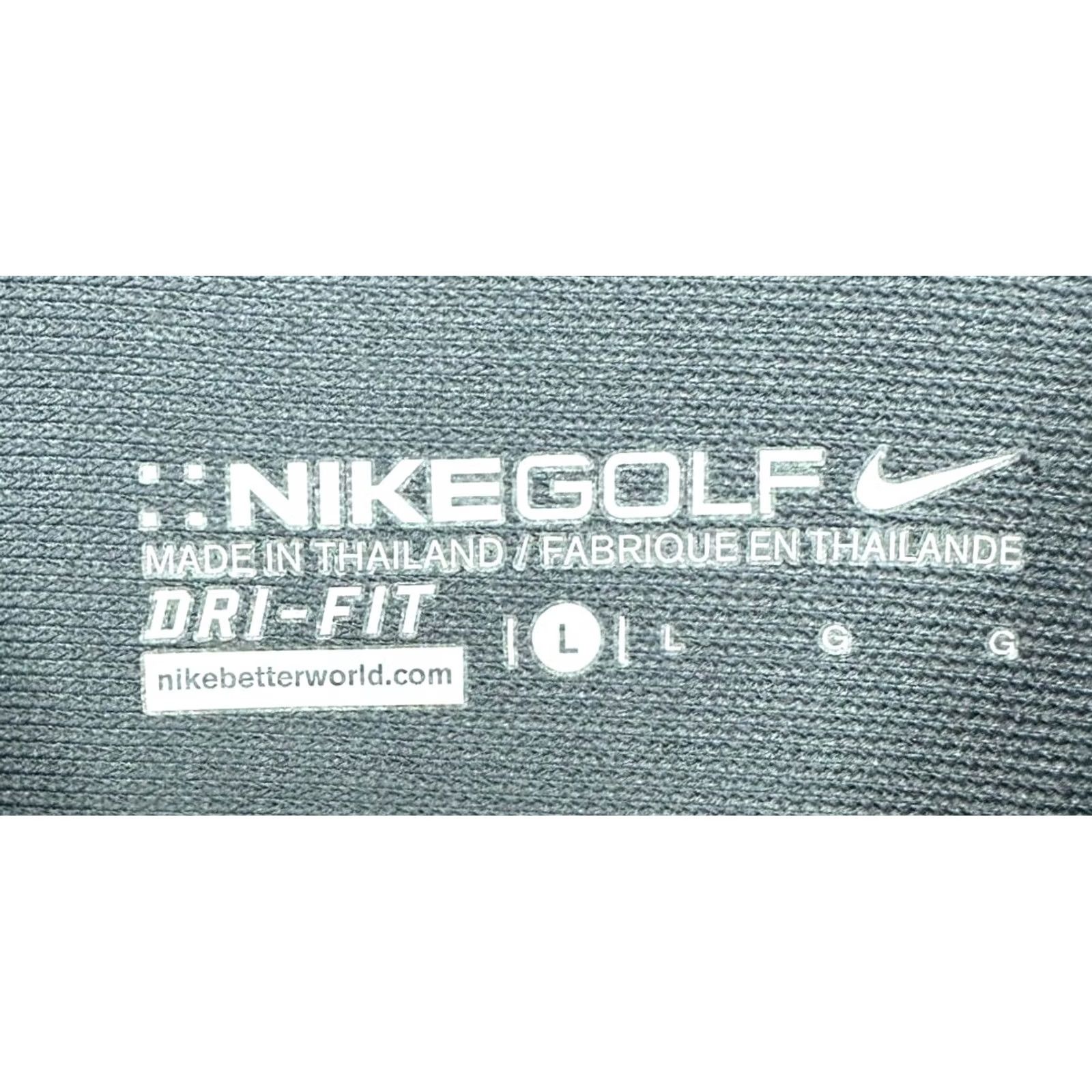 Nike Nike Golf Shirt Adult Large Dri-Fit Grey Polo Athletic Short Sleeve Mens Rugby Size US L / EU 52-54 / 3 - 4 Thumbnail