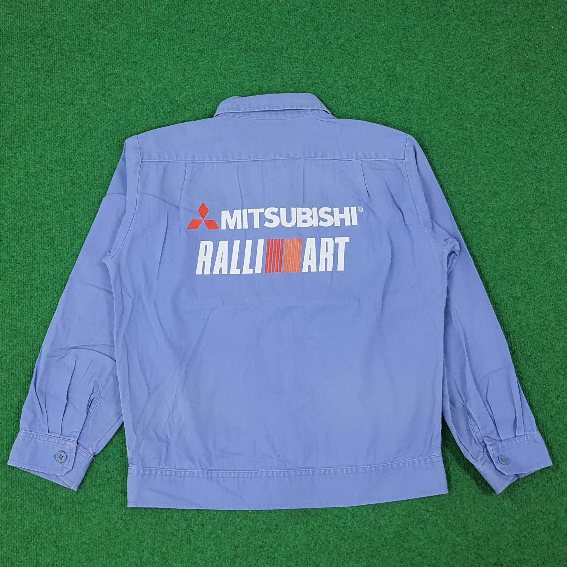 Japanese Brand × Vintage Vintage Mitsubishi RalliArt Japan Motorsports Jacket C222N18 Size US S / EU 44-46 / 1 - 1 Thumbnail