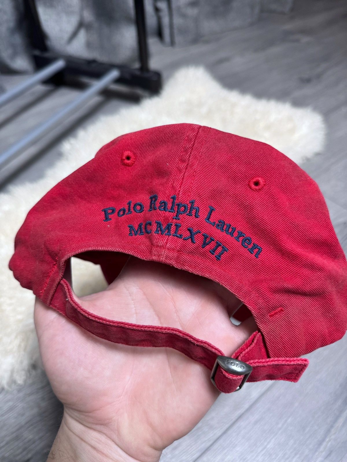 Vintage Polo Ralph Lauren Vintage Big Logo Mens Cap Size ONE SIZE - 10 Thumbnail