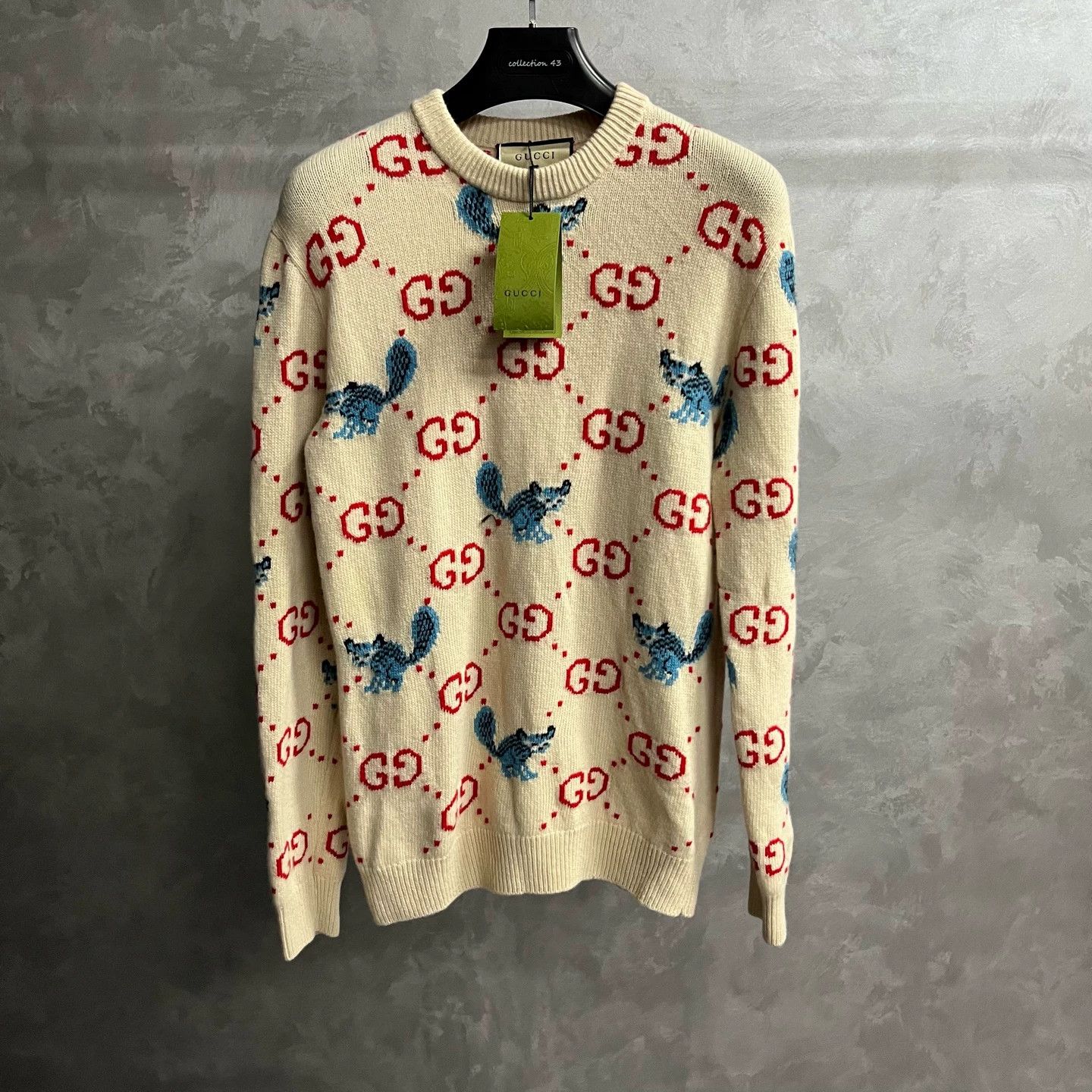 Gucci Gucci Ivory Animal Print Cardigan Sweater Size US XS / EU 42 / 0 - 1 Thumbnail