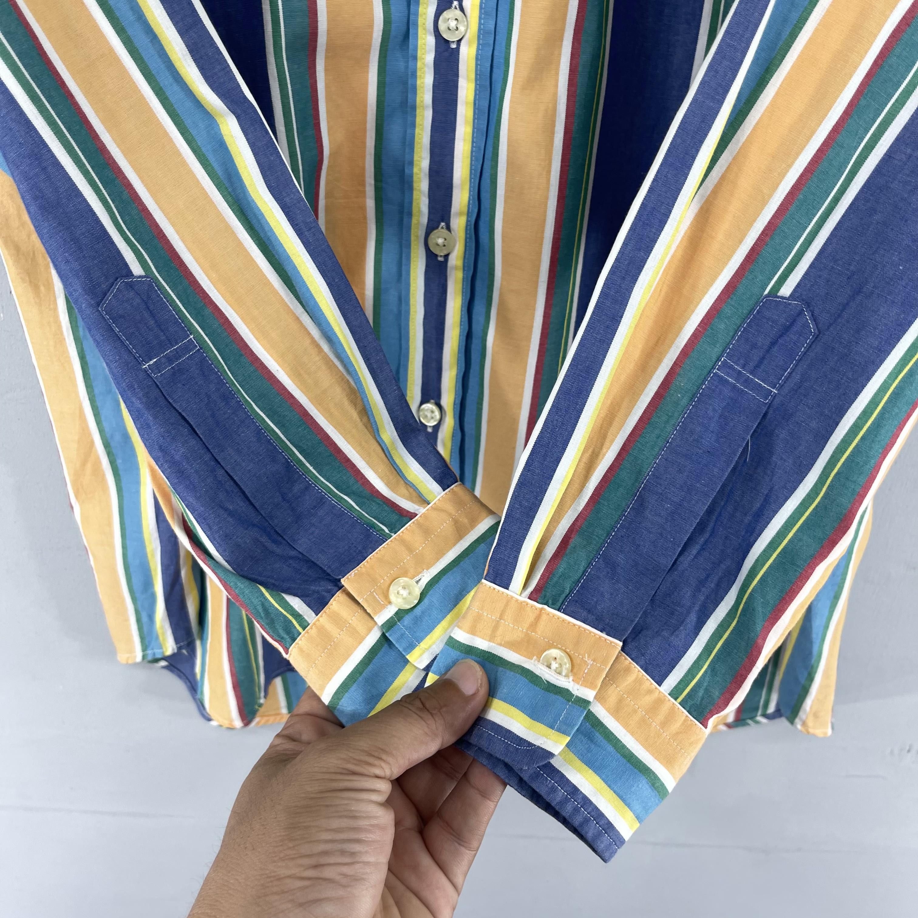 McGregor × Vintage Vintage McGREGOR Multi Stripe Retro Flannel Shirt Size US M / EU 48-50 / 2 - 7 Thumbnail