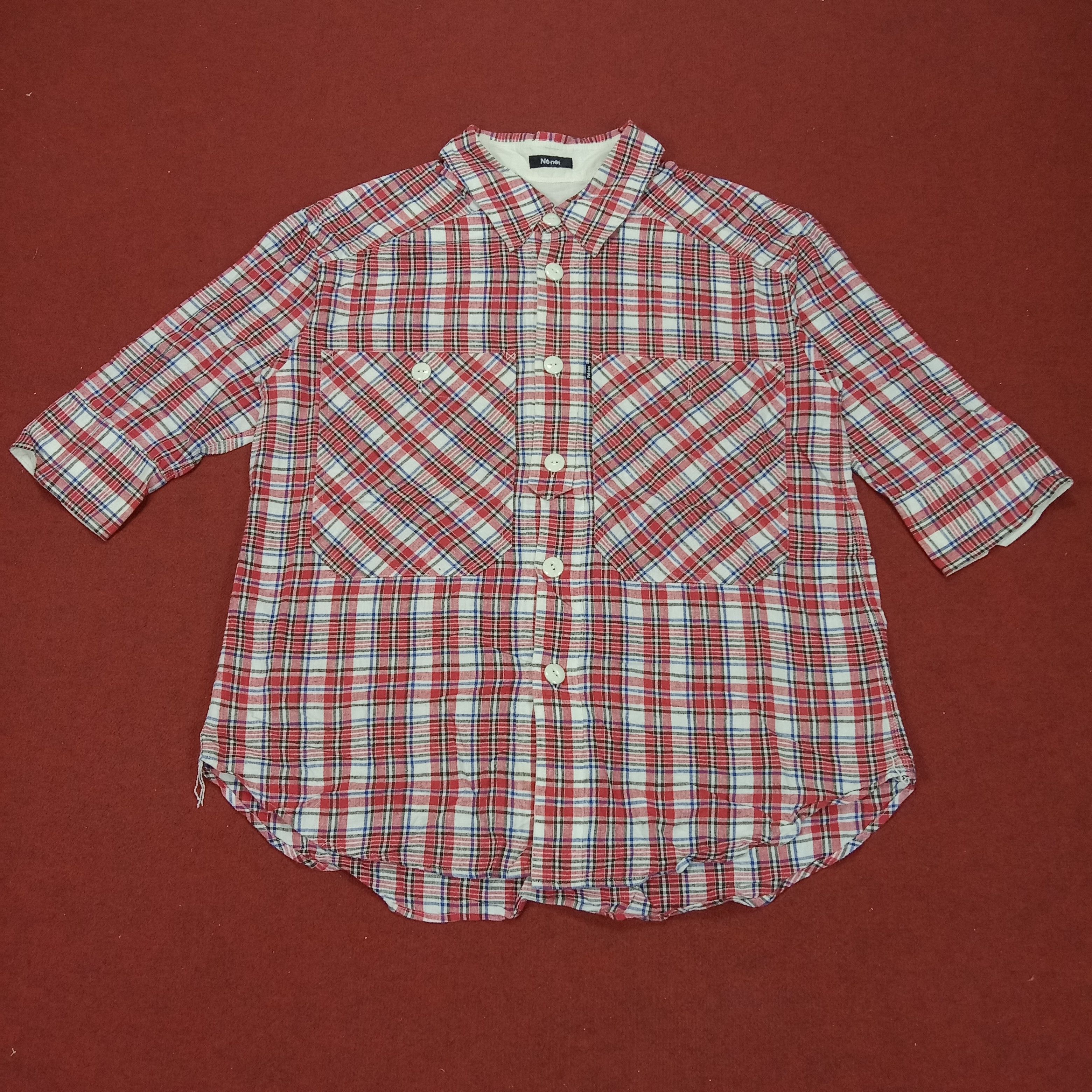 image of Issey Miyake Ne Net Japanese Designer Brand Fashion Style Shirt Jacket in Red, Men's (Size XL)