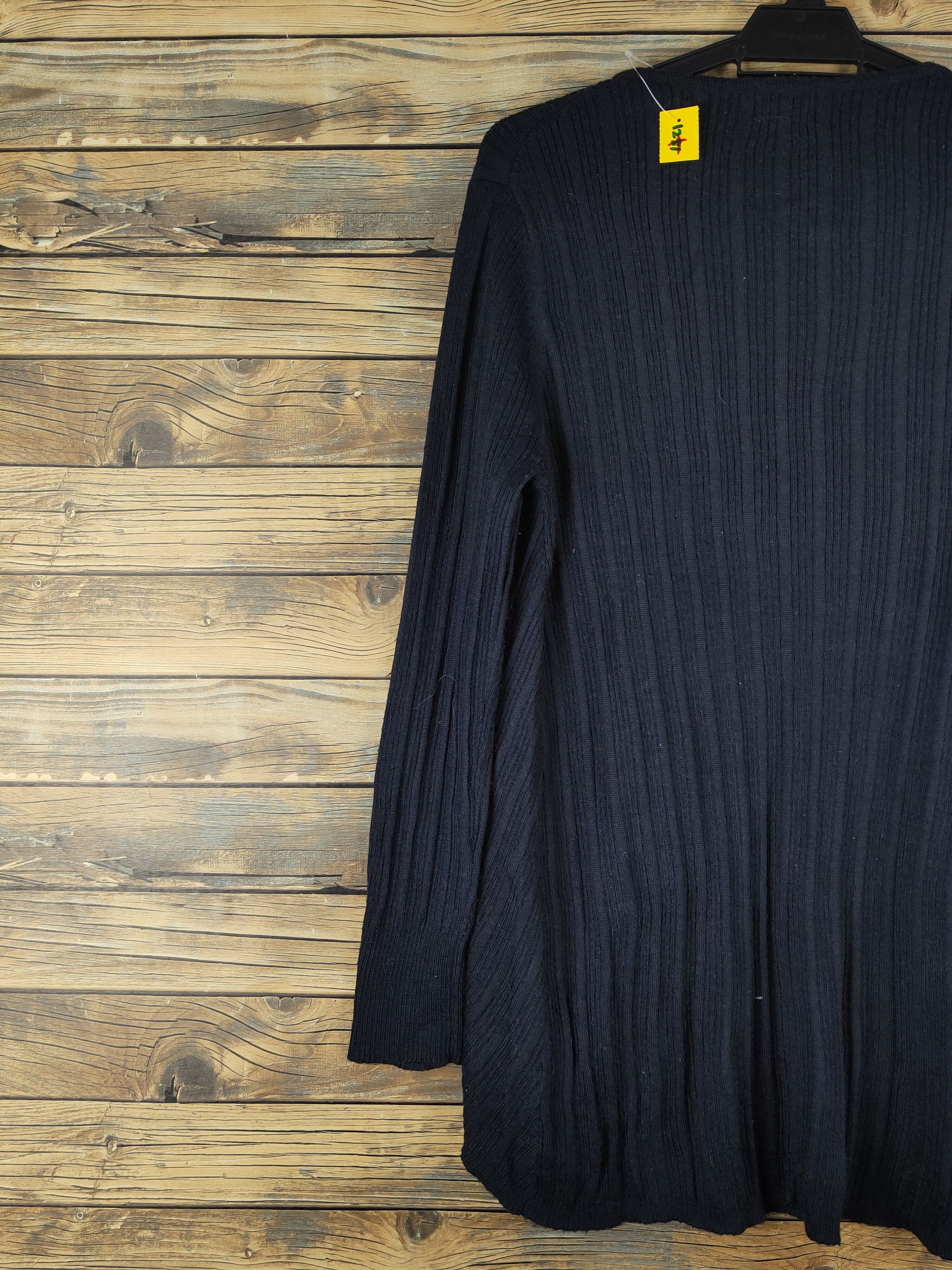 Vintage Emma James Black Knitwear Cardigan #W1365 Size US L / EU 52-54 / 3 - 8 Thumbnail