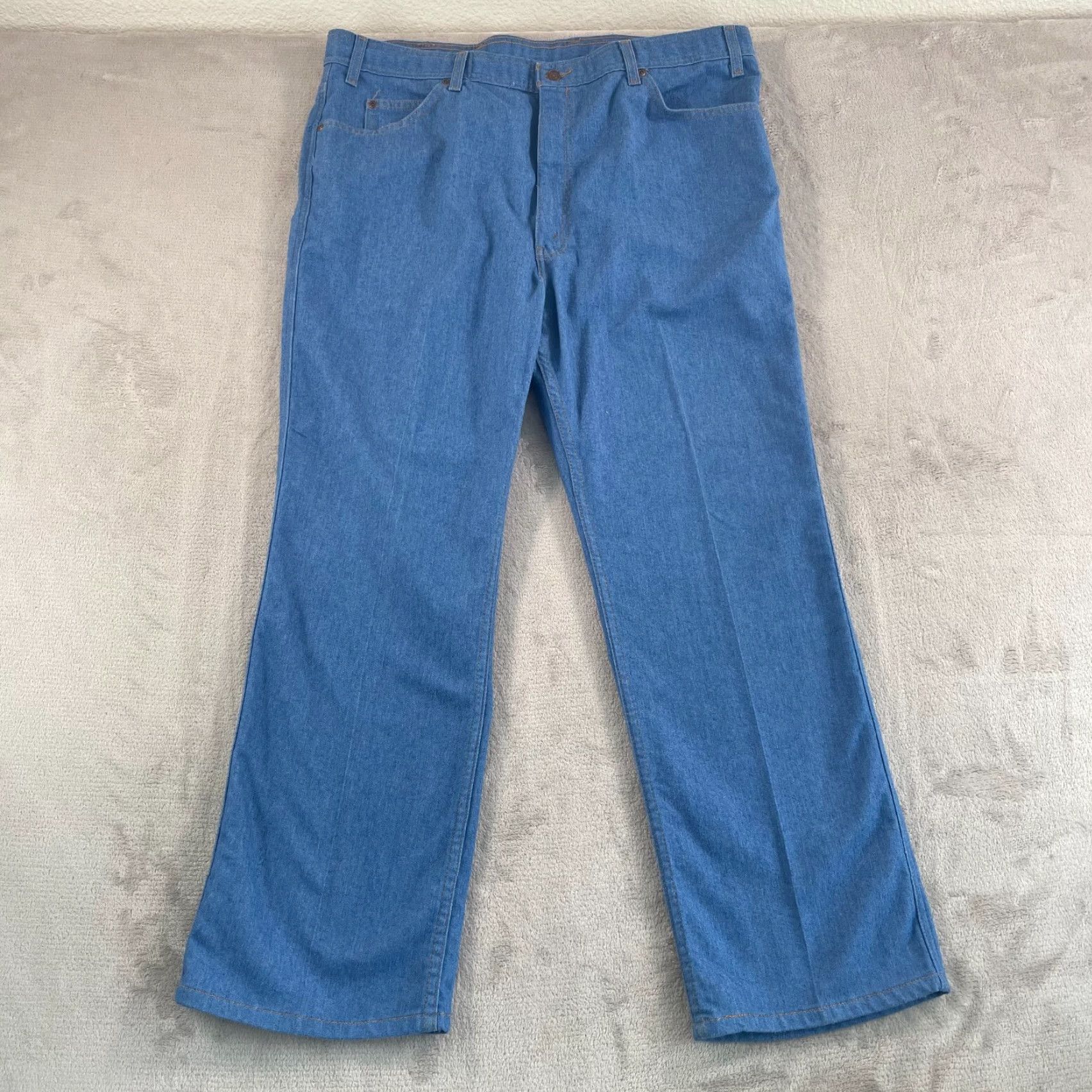 Levi's VINTAGE Levi's Pants Men 40x30 Blue Bootcut Embroidered Ranch Copper Tab 90s Size US 40 / EU 56 - 4 Thumbnail