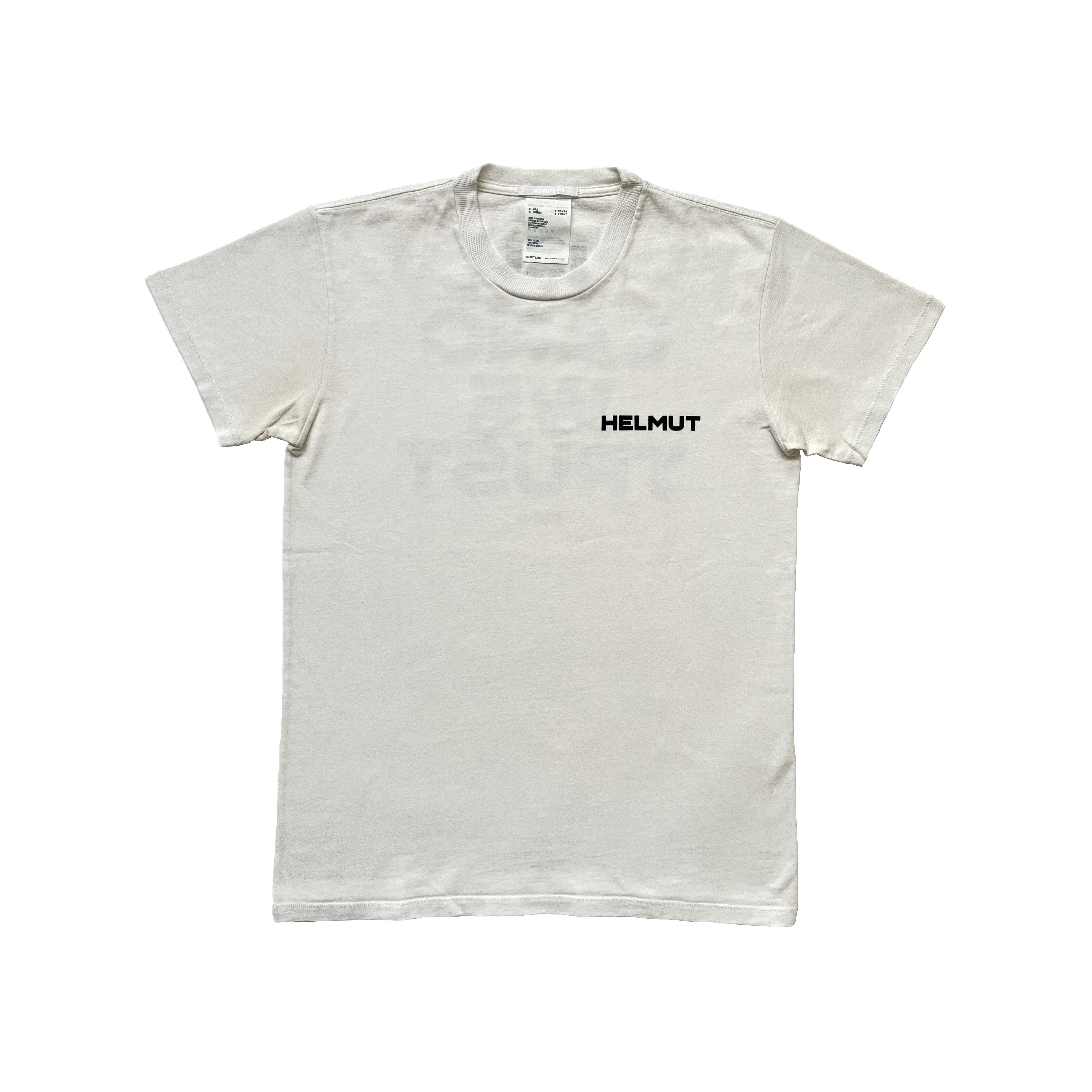 Helmut Lang ⚡️QUICK SALE⚡️ Helmut Lang In Lang We Trust White Tshirt Size US M / EU 48-50 / 2 - 2 Thumbnail