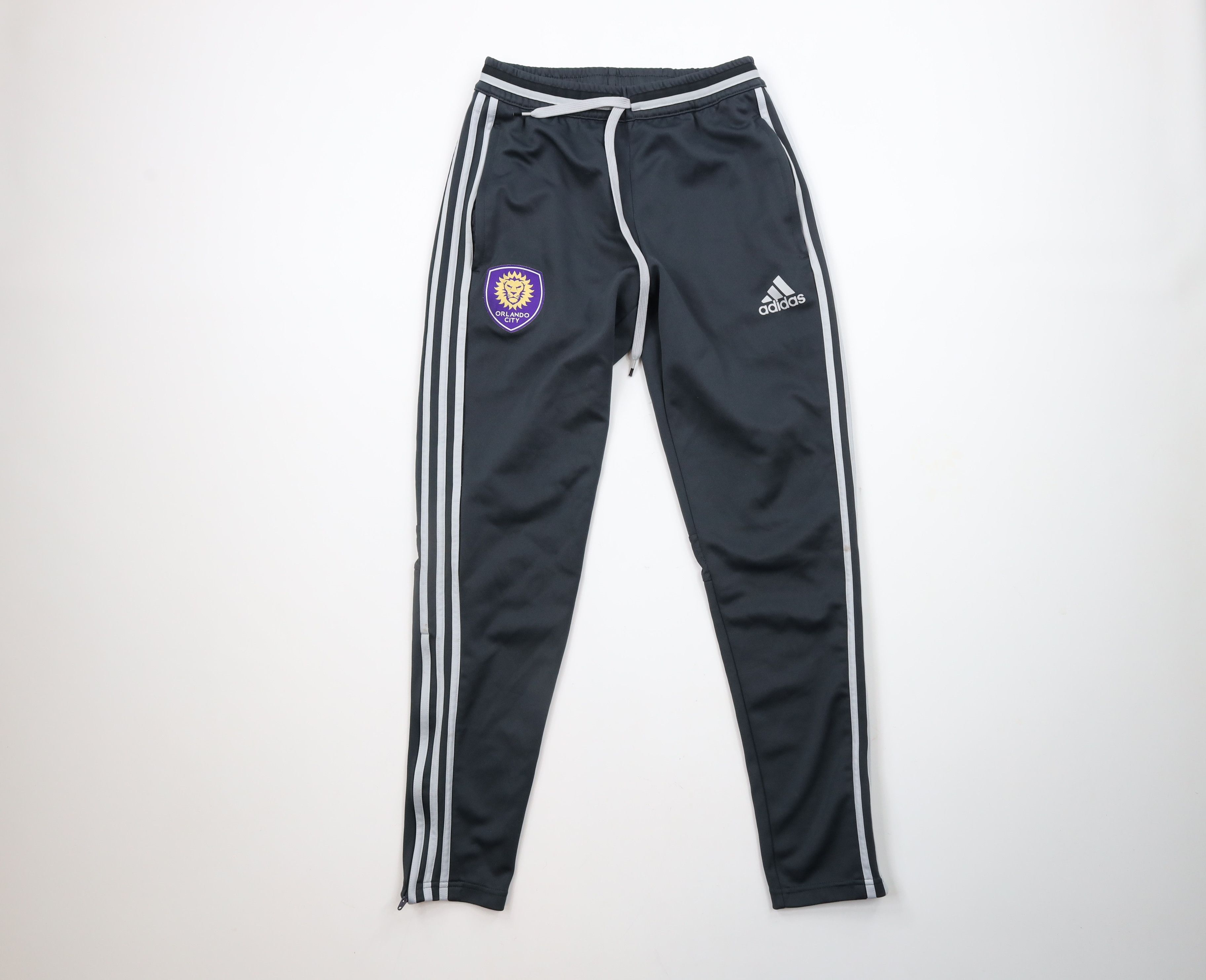 Adidas × Vintage Adidas MLS Striped Orlando City FC Soccer Tapered Leg Pants Size US 30 / EU 46 - 1 Thumbnail