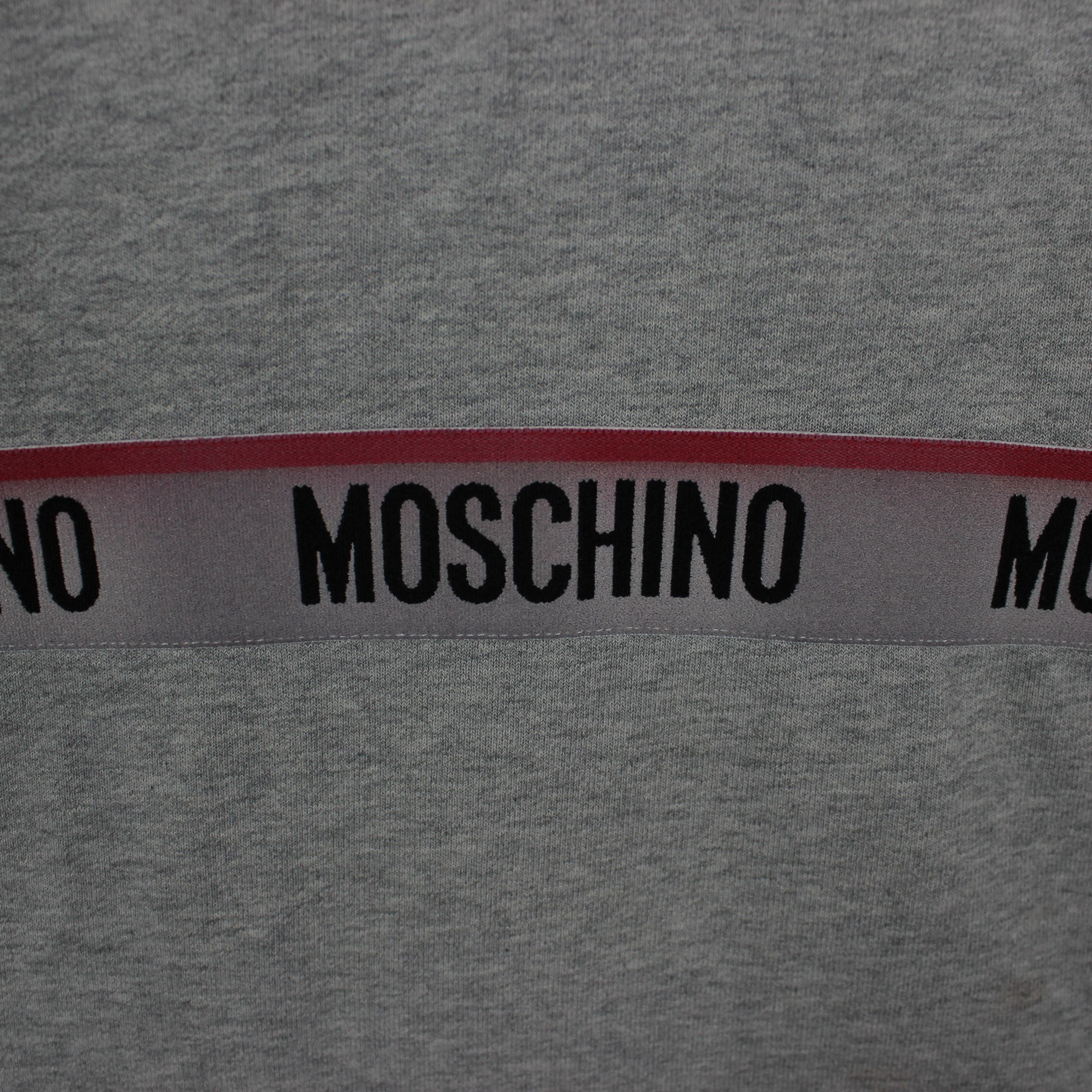 Moschino Moschino underwear hoodie men logo M gray Size US M / EU 48-50 / 2 - 5 Thumbnail
