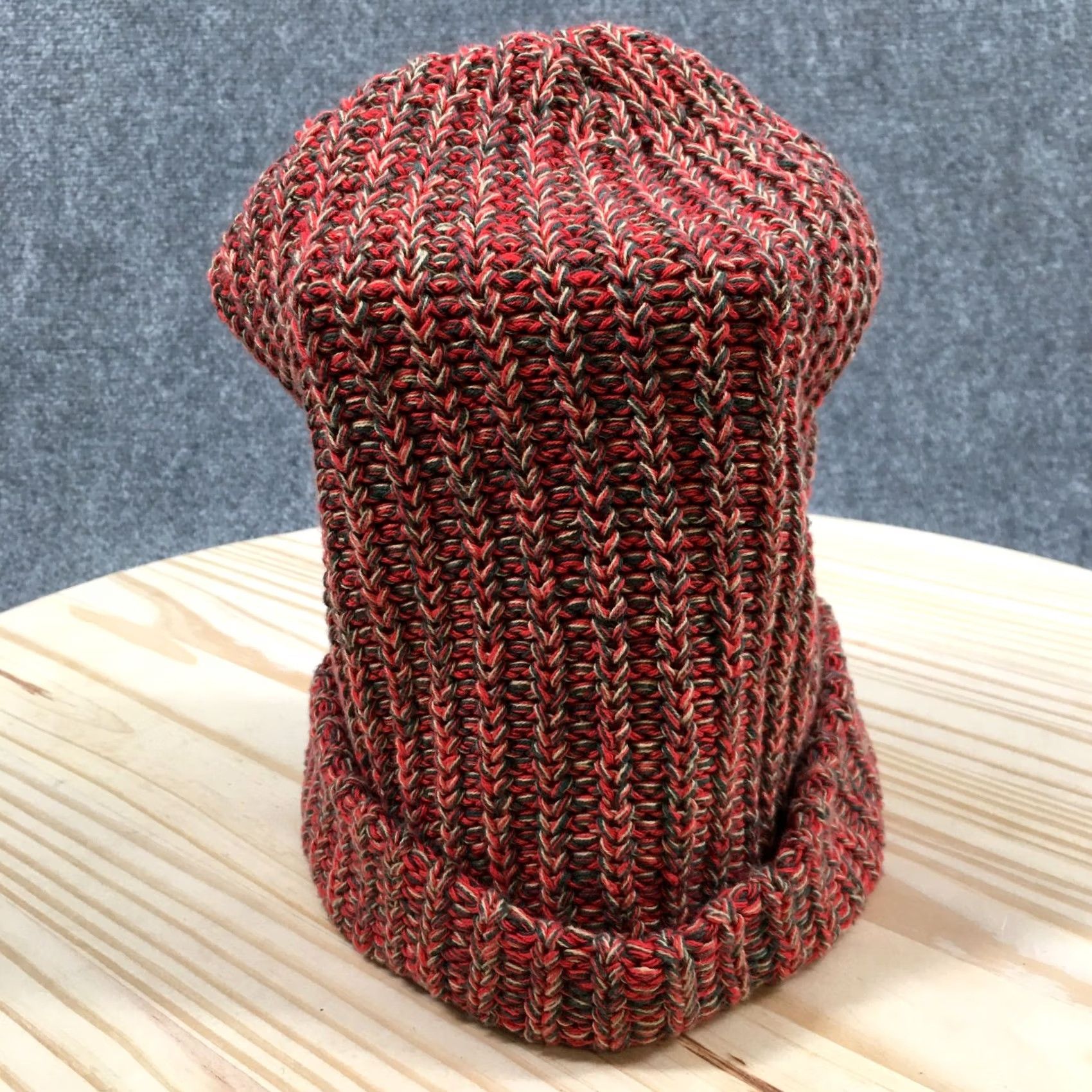 Vintage Minnesota Wild Love Your Melon Beanie Hat Unisex Red OS Adjustable Cotton Winter Size ONE SIZE - 6 Thumbnail