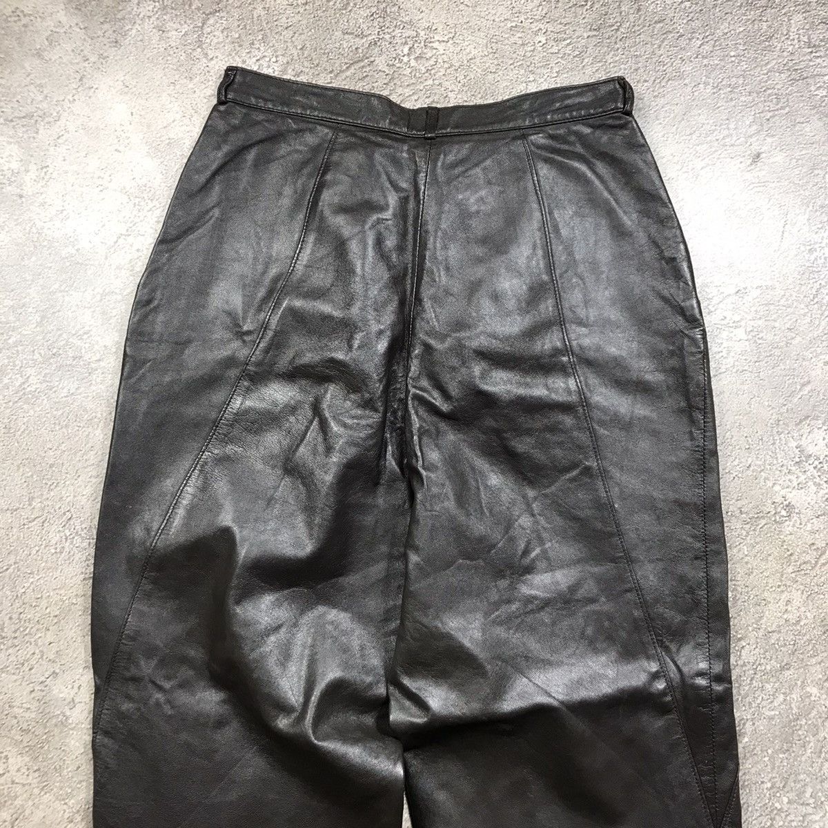 Vintage Vintage Y2K Baggy Leather Biker Pants Streetwear Thrashed 29 Size US 29 - 5 Thumbnail