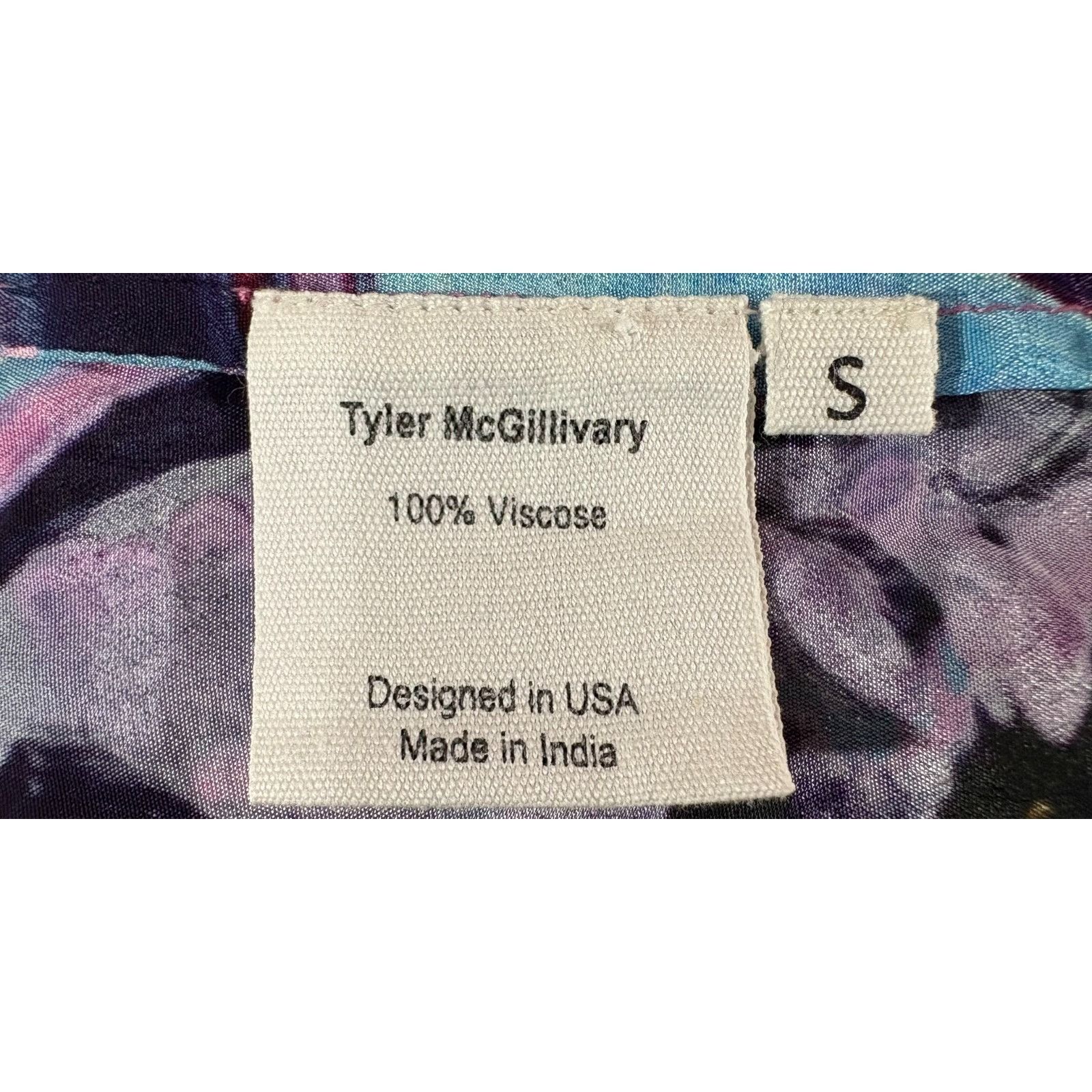 Tyler McGillivary Tyler McGillivary Kyle button down viscose Top sz S multicol Size S / US 4 / IT 40 - 4 Thumbnail