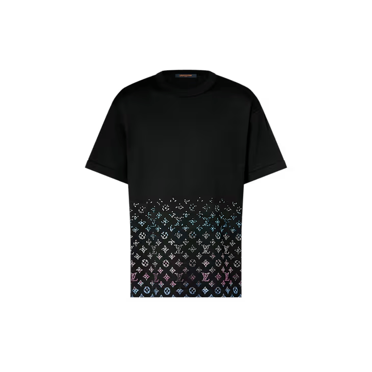 Louis Vuitton Monogram Gradient Embellished Short-Sleeved Crewneck Size US M / EU 48-50 / 2 - 1 Thumbnail