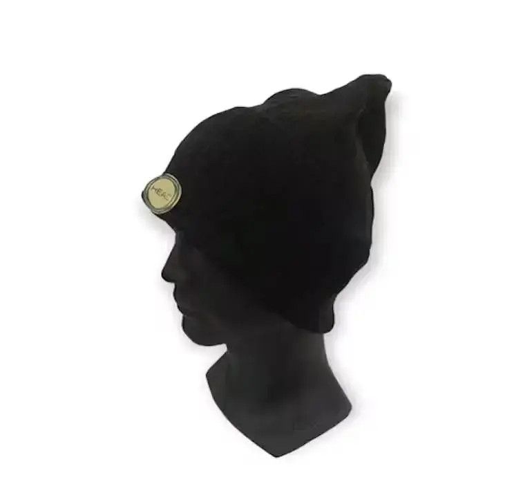 Japanese Brand Head Plain Design Beanie Hat Size ONE SIZE - 2 Thumbnail