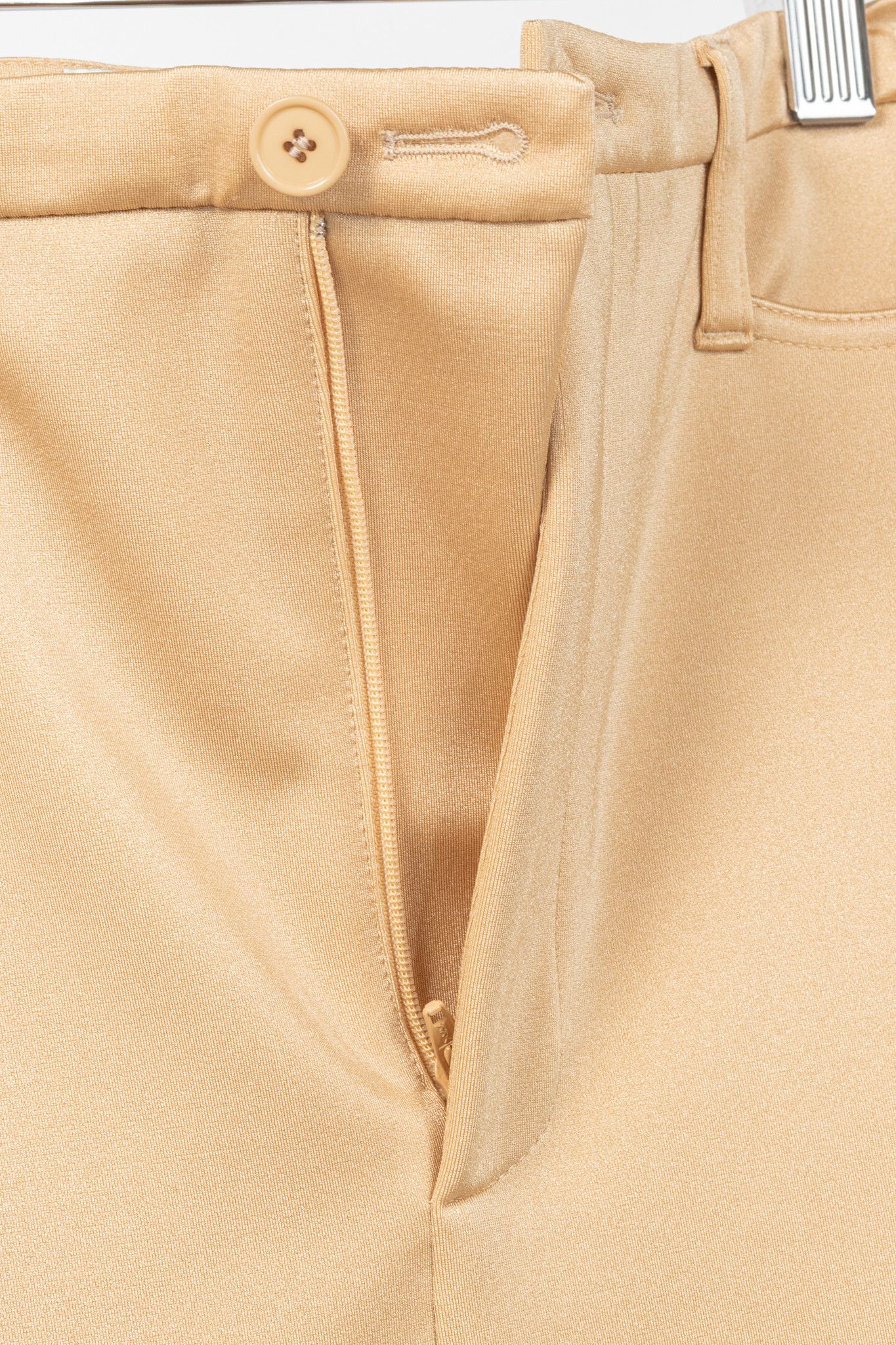 Balenciaga Balenciaga Resort 2017 Beige High-Waisted Skinny Pants Size 27" / US 4 / IT 40 - 8 Thumbnail