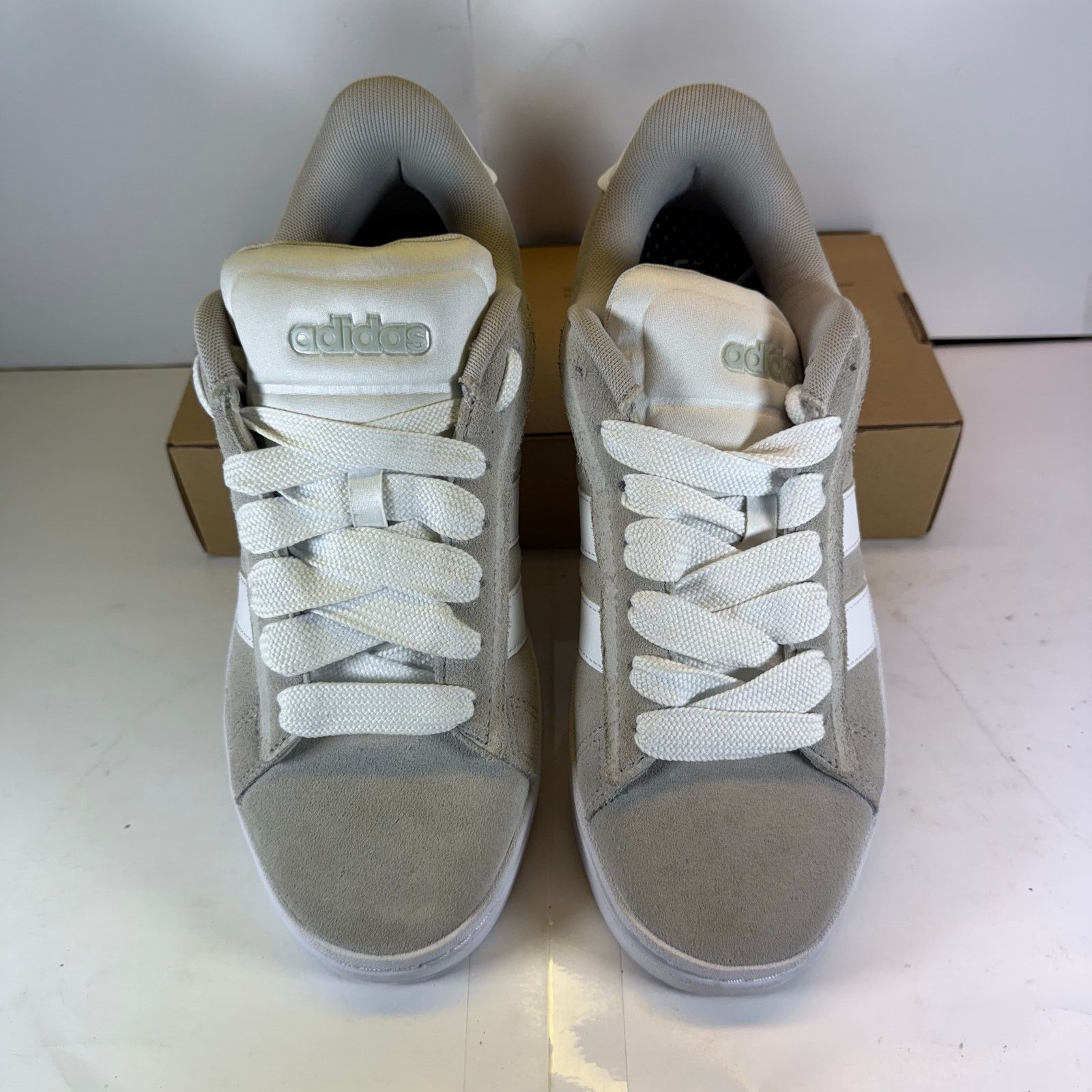 Adidas Adidas Grand Court Alpha Gray/White JH7234 Size 9M Size US 9 / EU 42 - 4 Thumbnail