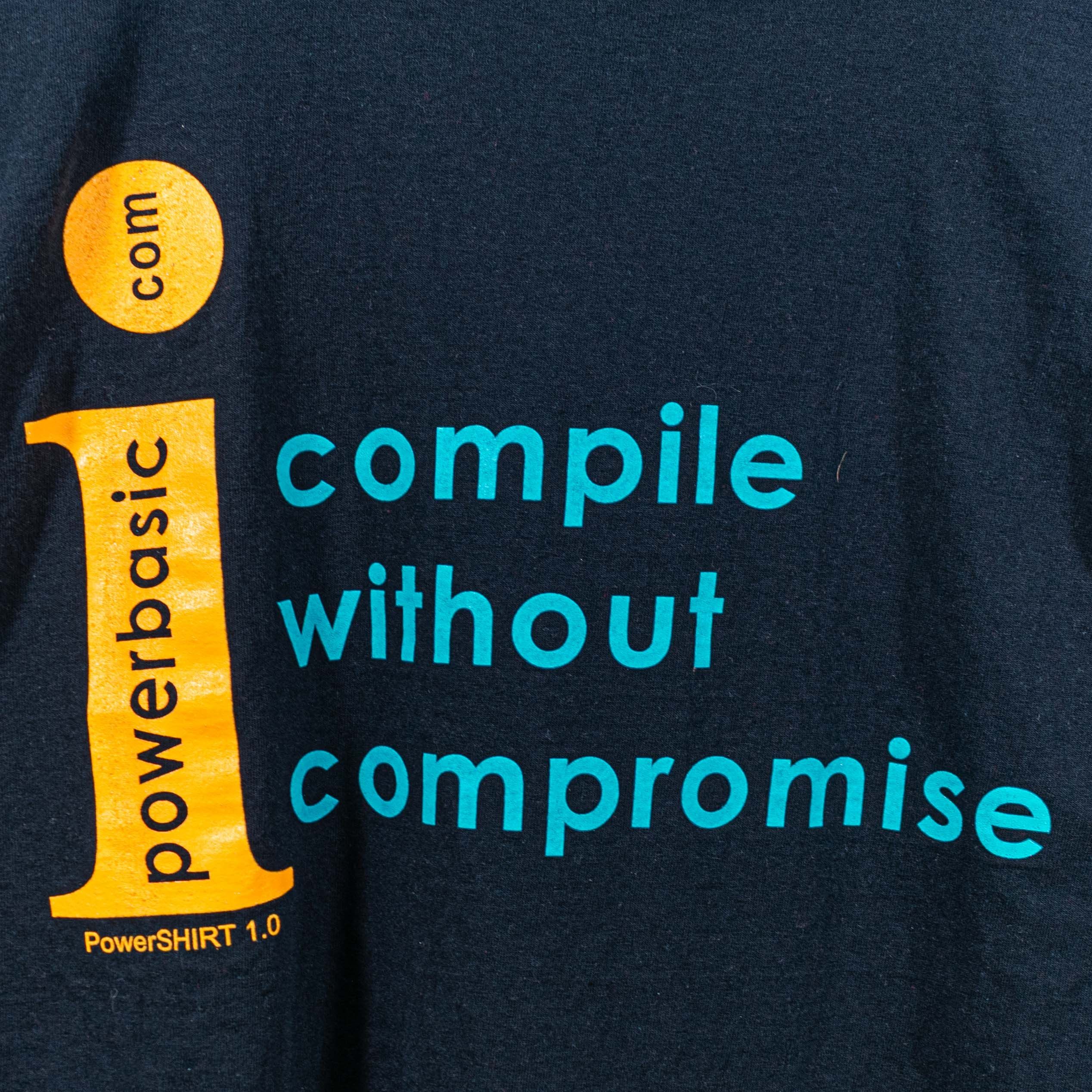 Gildan Power Basic 1.0 Software T-Shirt Y2K VTG Computer Tech Size US L / EU 52-54 / 3 - 3 Thumbnail