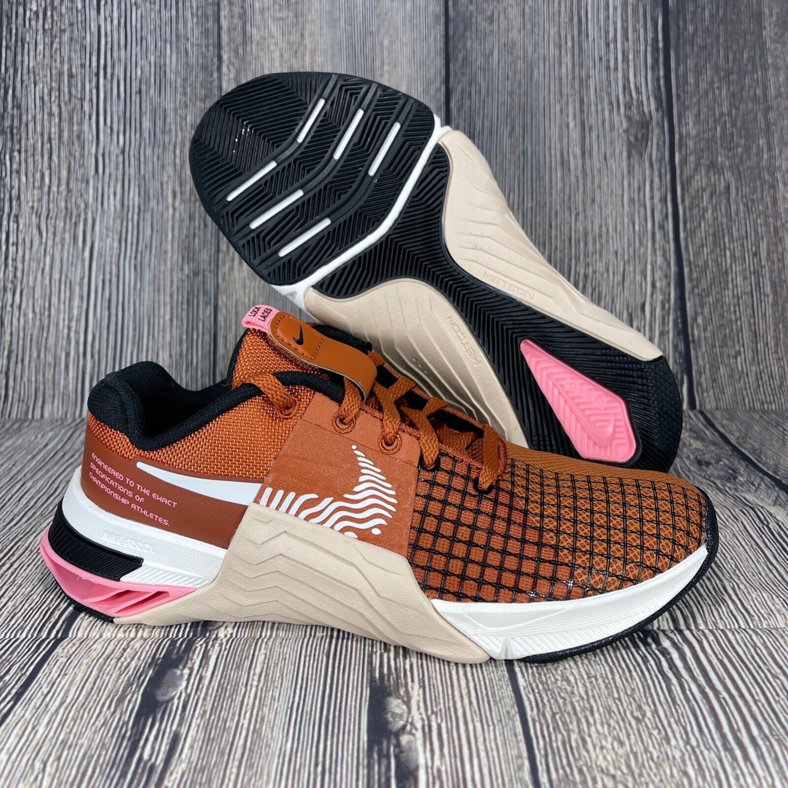 image of Women's Nike Metcon 8 Training Shoes in Dark Russet (Size 11)