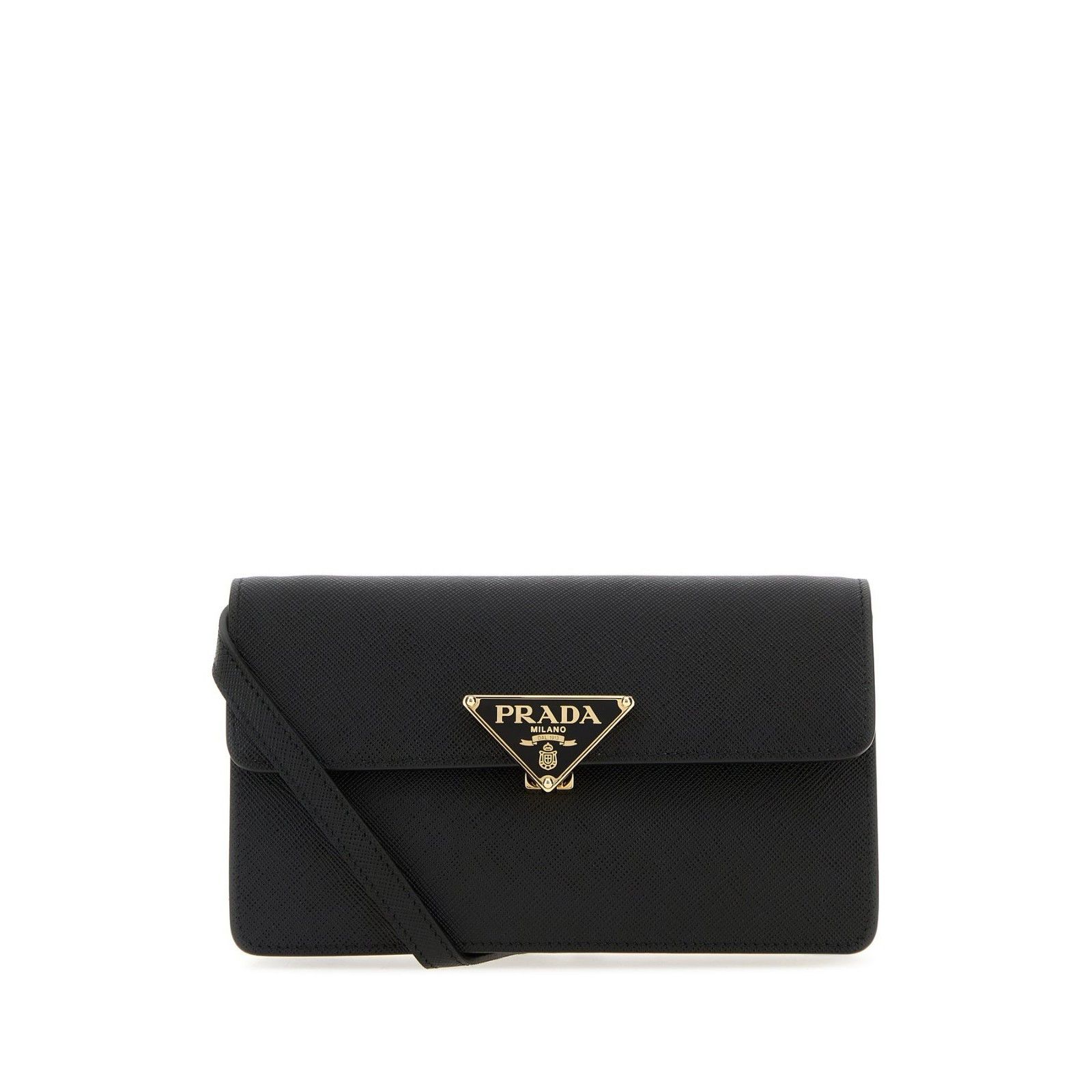 Prada PRADA Mini Black Leather Shoulder Bag New And Authentic Size ONE SIZE - 1 Thumbnail