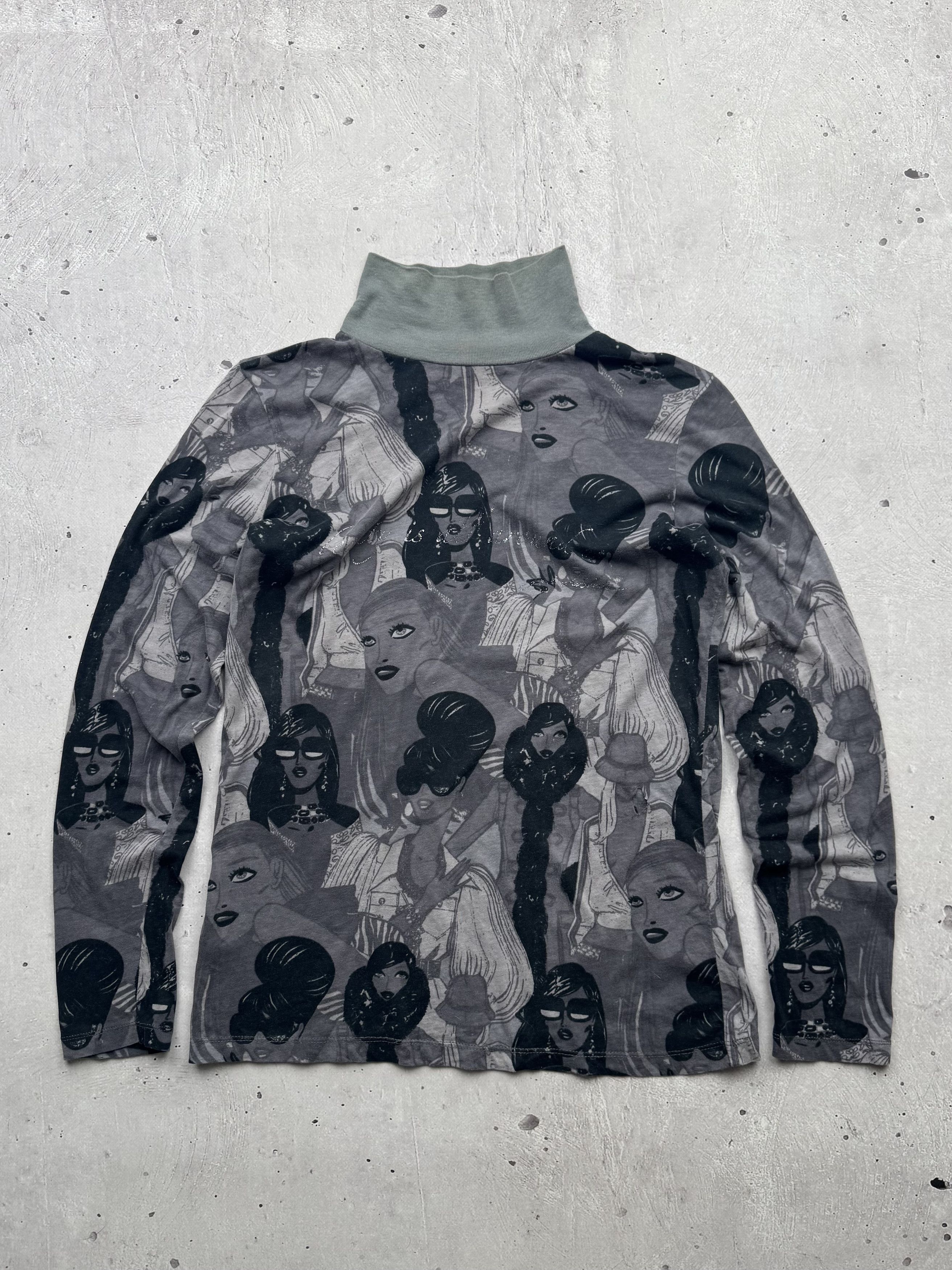 Japanese Brand Vintage Girl Printed Long Sleeve Size M / US 6-8 / IT 42-44 - 1 Thumbnail