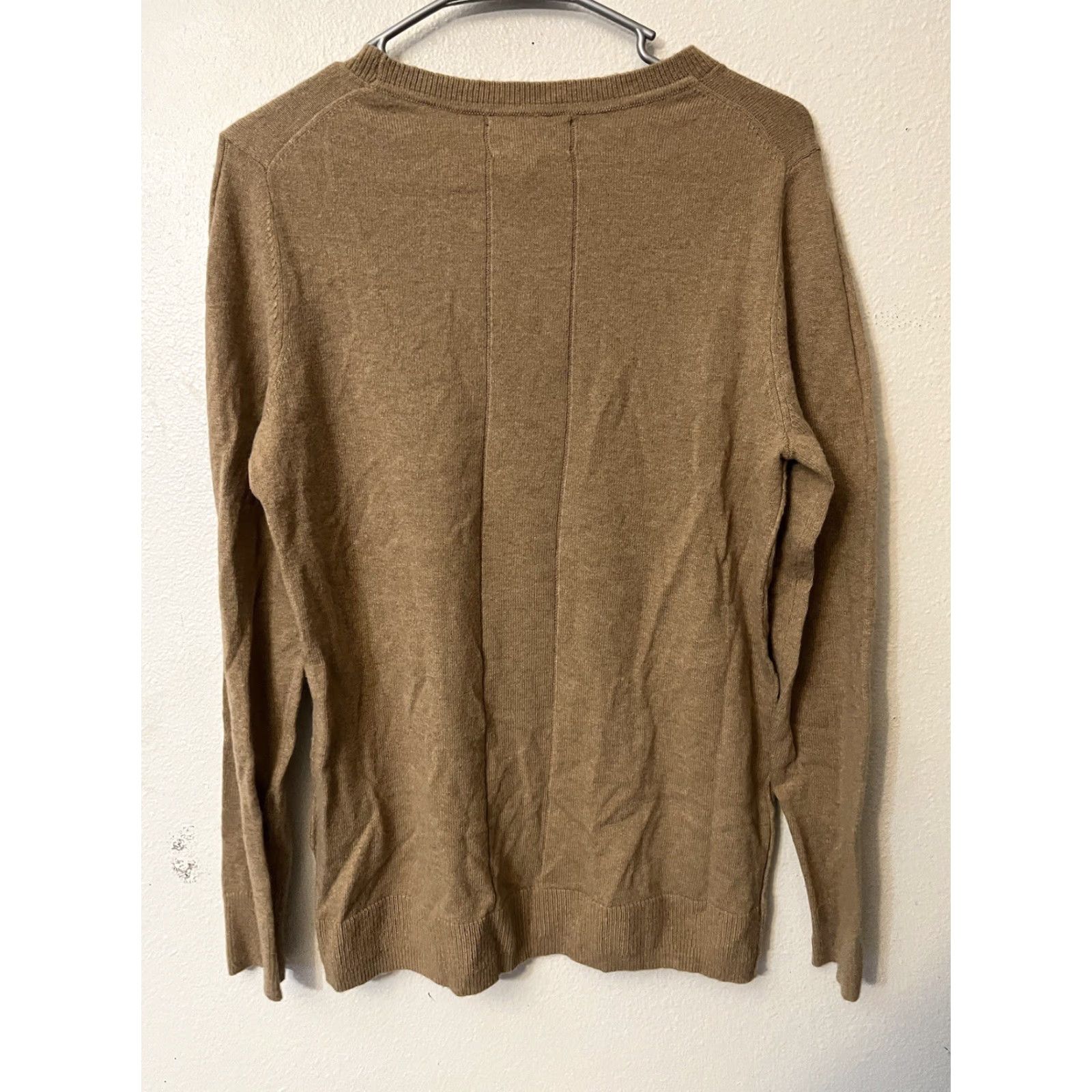 Banana Republic Banana Republic Sweater Mens Medium Brown Filpucci Merino Wool Long Sleeve Crew Neck Pullover Casual Travel All Seasons Size US M / EU 48-50 / 2 - 2 Thumbnail