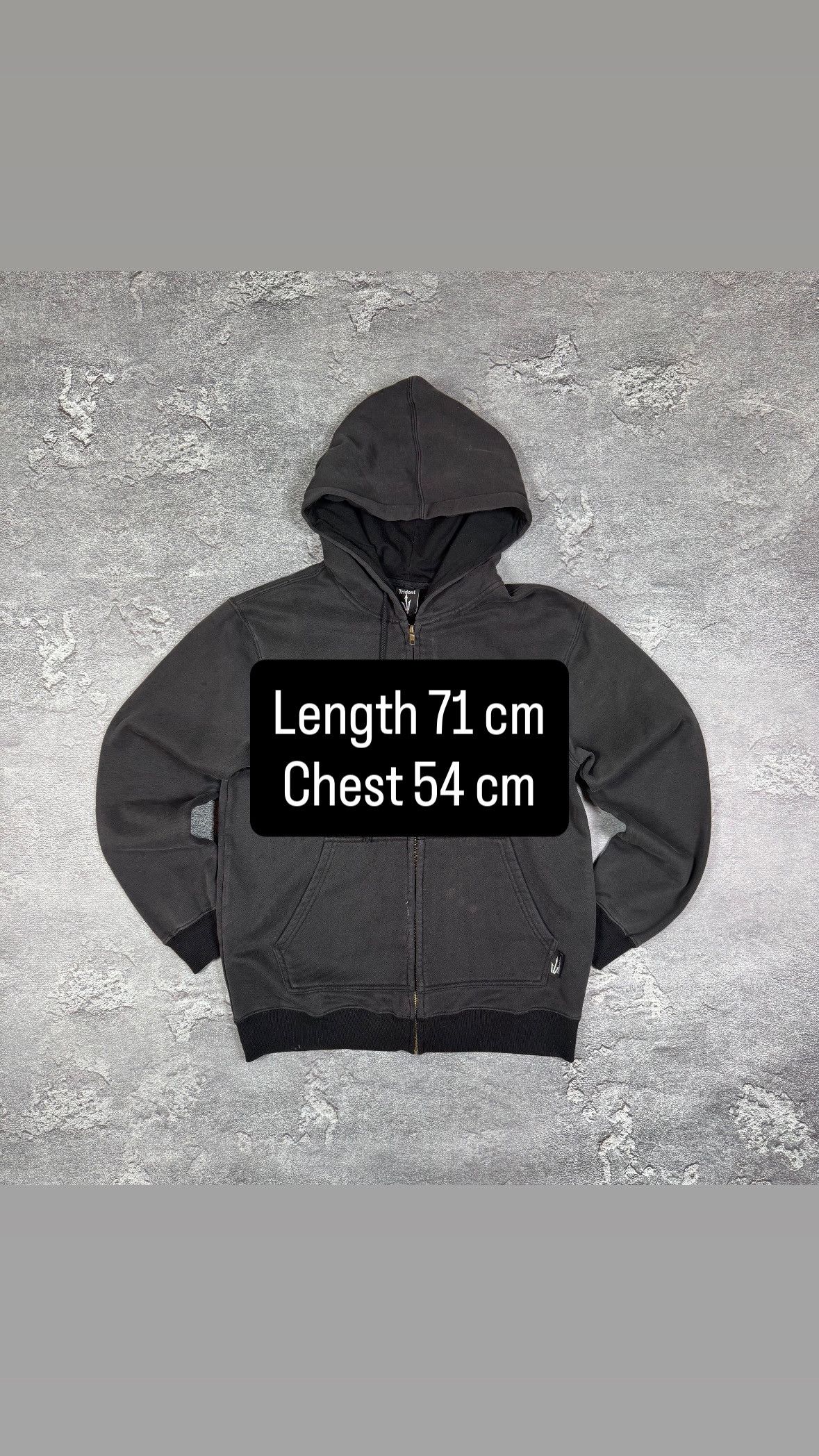 If Six Was Nine Y2K Gothic Trident Moto Baggy Hoodie Size L Streetwear Size US L / EU 52-54 / 3 - 2 Thumbnail