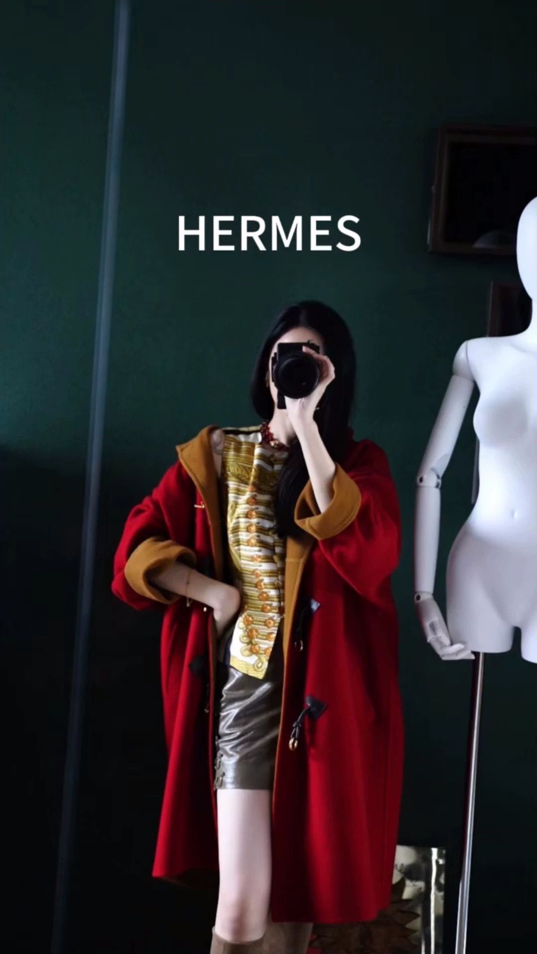 Hermes Hermes Vintage Silk Printed Vest French 38 Side Button Pleats Size S / US 4 / IT 40 - 1 Thumbnail