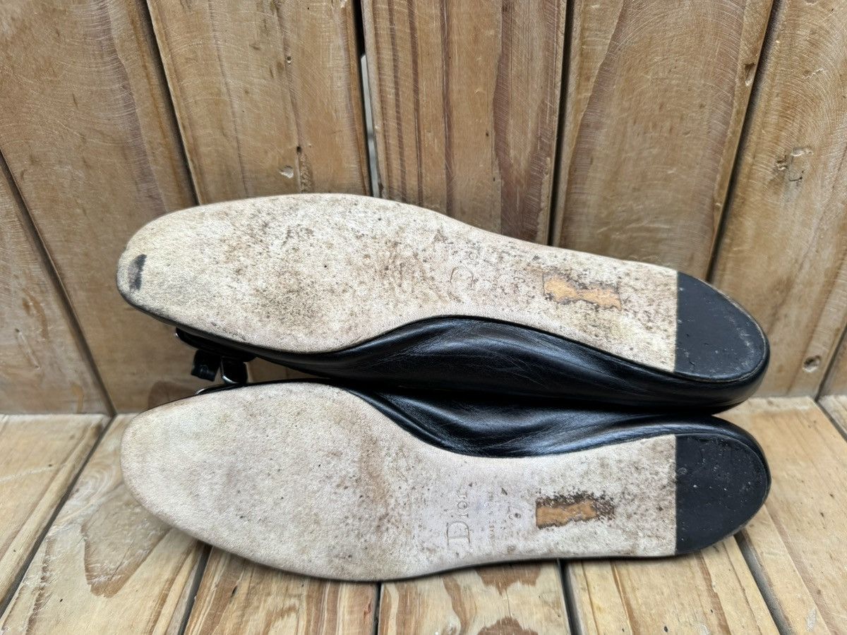 Christian Dior Monsieur Christian Dior black Women’s leather flats EUR 37 US 7 UK 4 Size US 7 / IT 37 - 11 Thumbnail