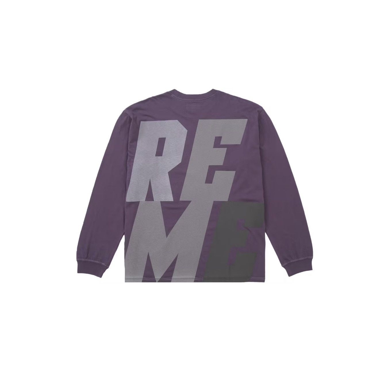 Supreme Supreme Reflective L/S Tee Top Purple Size: Extra Large Size US XL / EU 56 / 4 - 2 Thumbnail