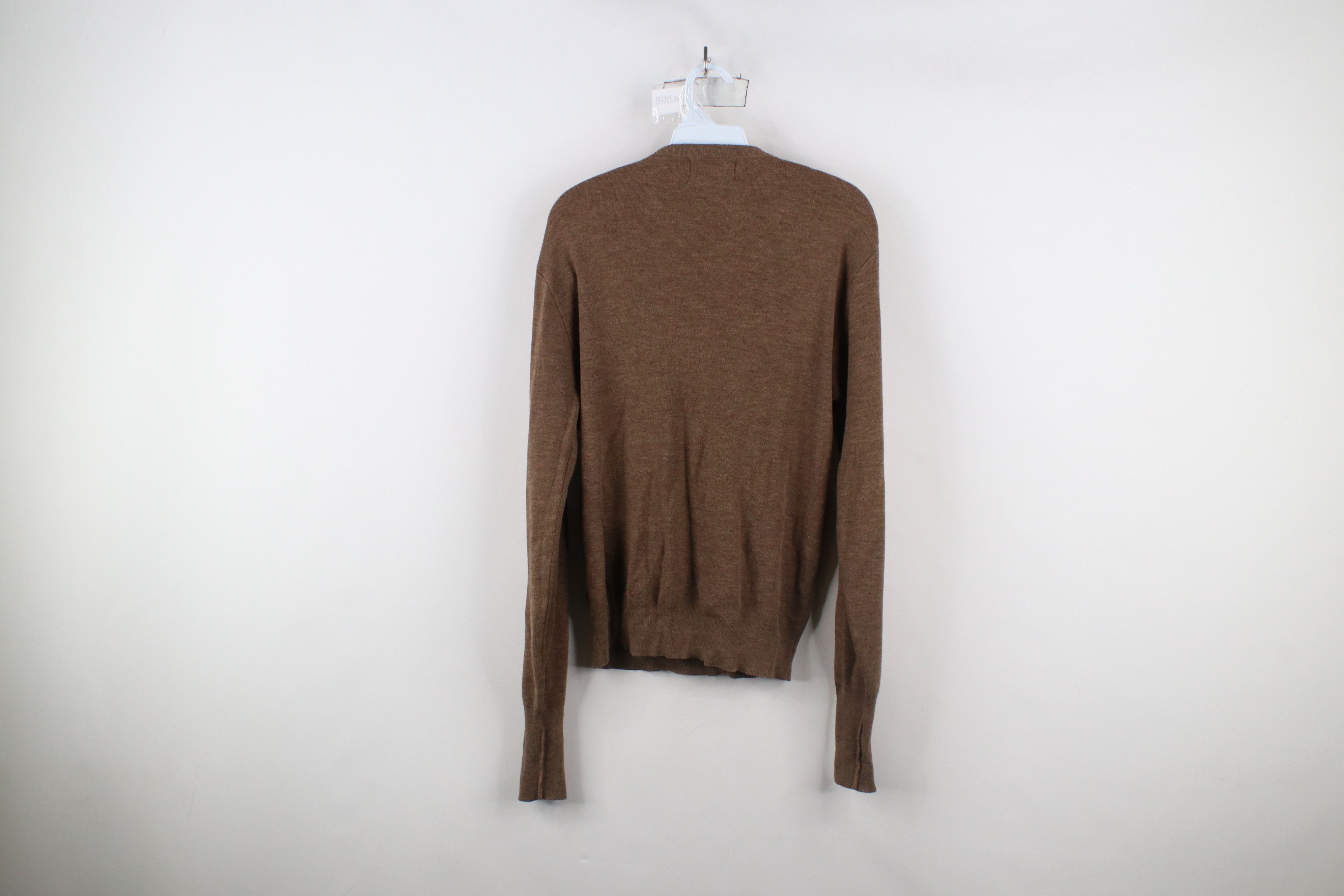 Vintage Vintage 70s Streetwear Equestrian V-Neck Sweater Brown USA Size US M / EU 48-50 / 2 - 8 Thumbnail