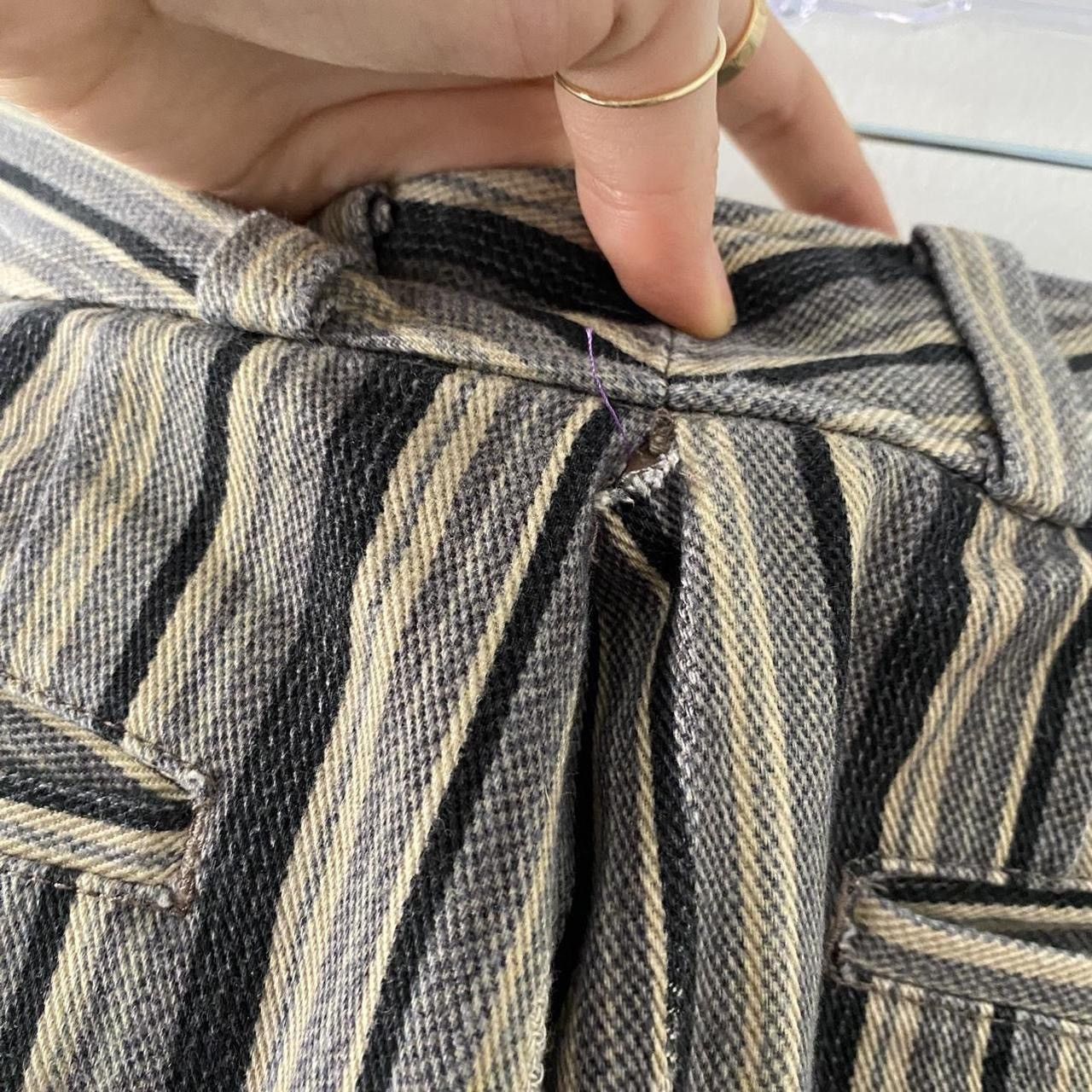 Tornado Mart striped flared jeans Size 26" / US 2 / IT 38 - 6 Thumbnail