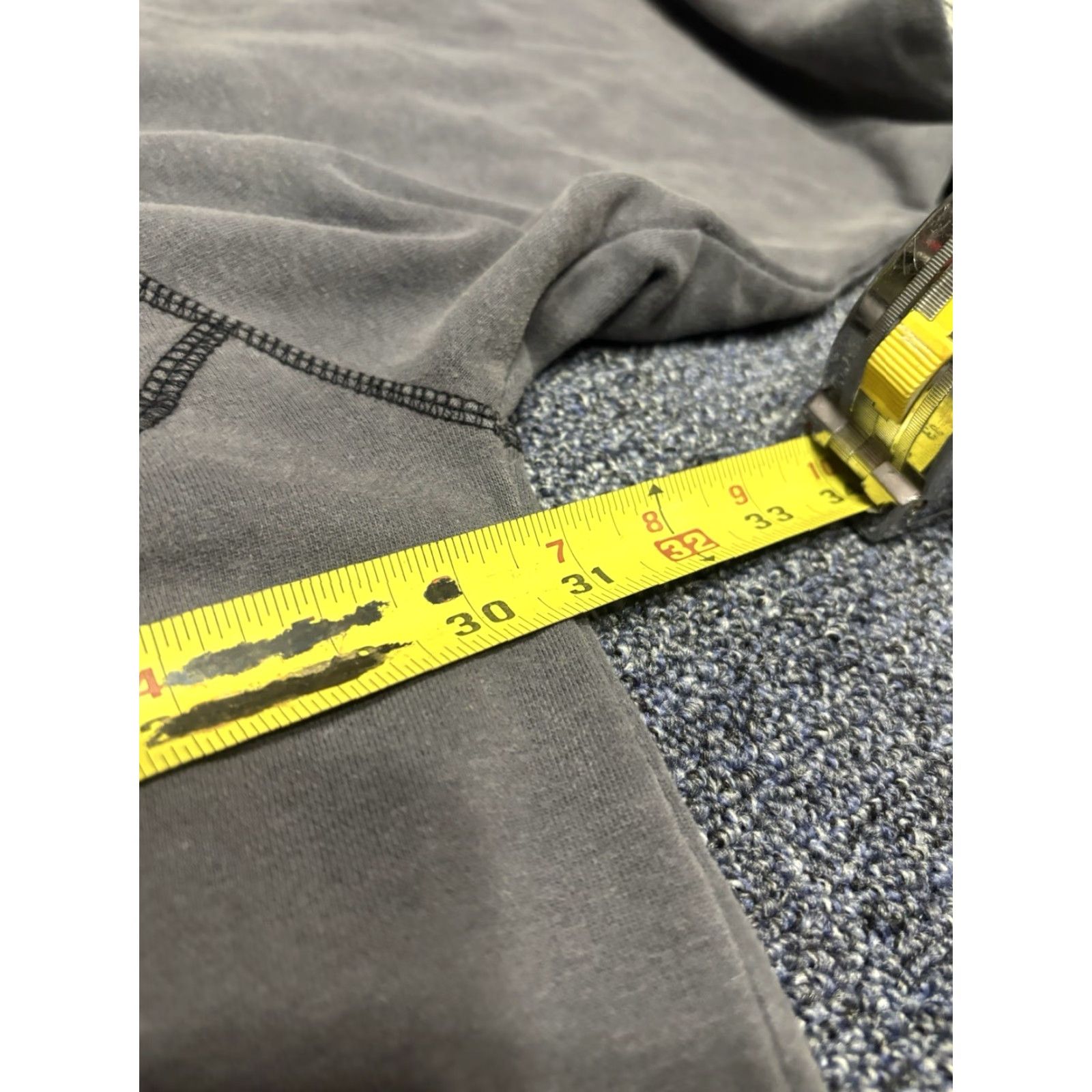 Russell Athletic VINTAGE Russell Athletic Hoodie Mens 2XL Gray Cotton Fleece Logo Embroidered Pullover Sweatshirt Size US XXL / EU 58 / 5 - 3 Thumbnail