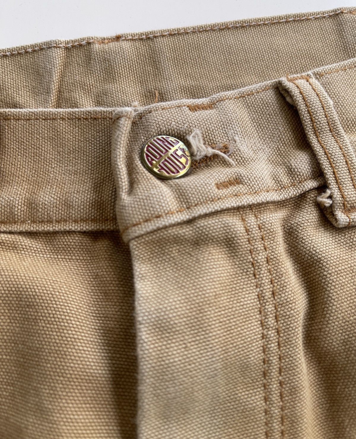 Vintage LOT 2202 Round House Double Knee Carpenter Work Pants Size US 34 / EU 50 - 12 Thumbnail