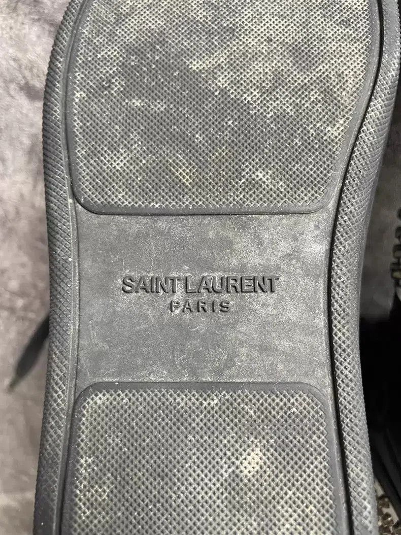 Saint Laurent Paris Saint Laurent Paris Black and White Bullet Studs Mixed Vel Size US 7 / EU 40 - 7 Thumbnail